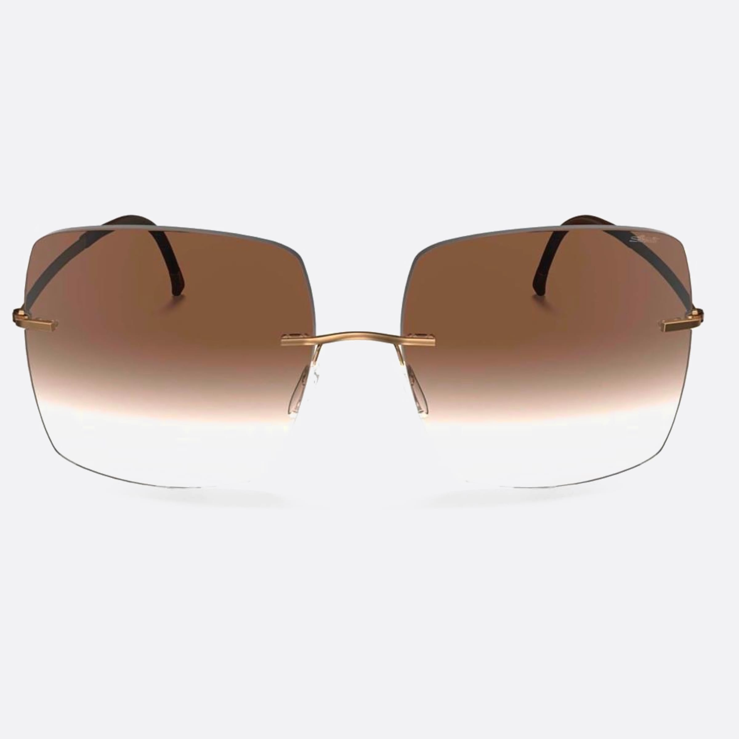 Silhouette Cadaques Gold Geometric Women Sunglasses - Main View