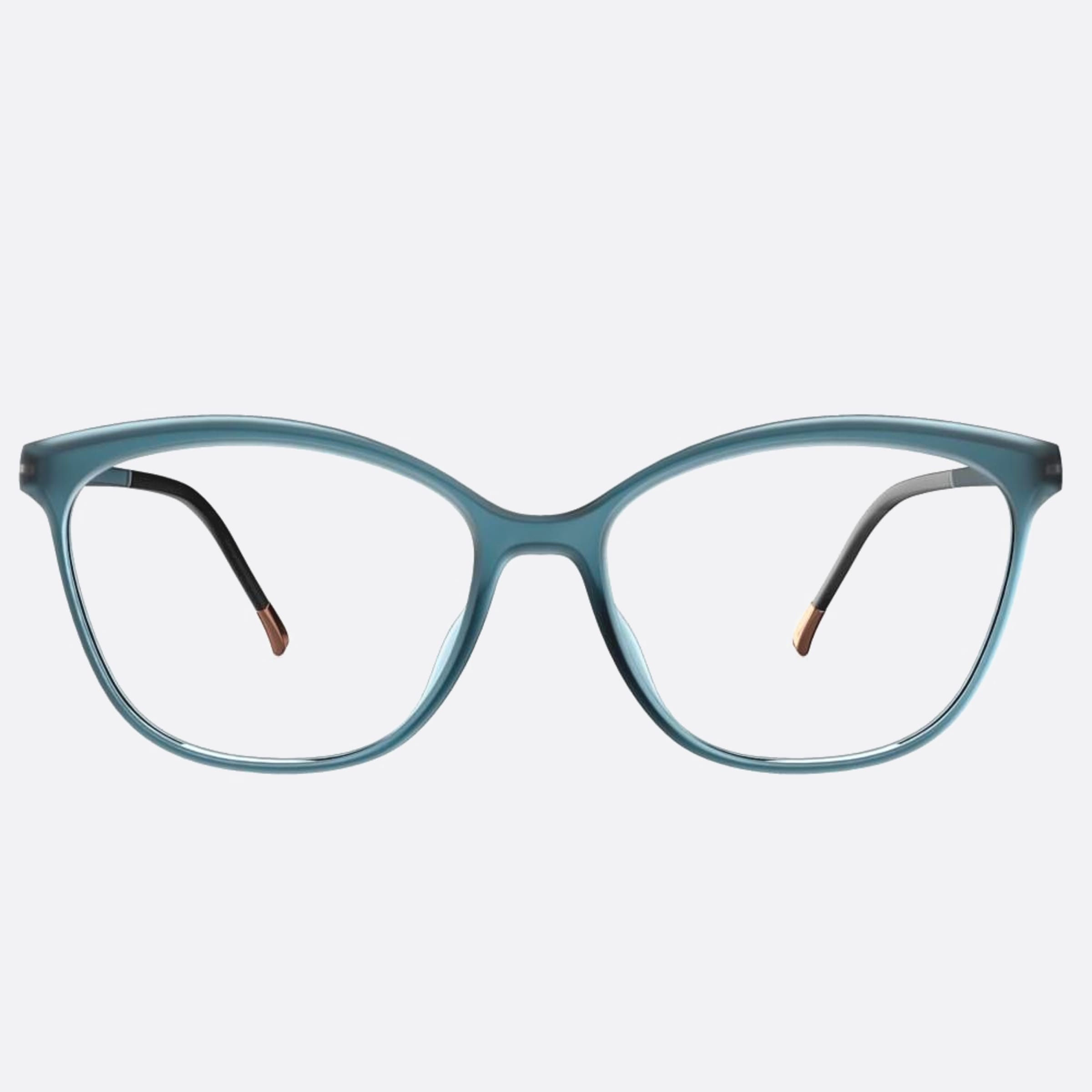 Silhouette 53mm Eos View Blue Cat Eye Women Eyeglasses - Main View