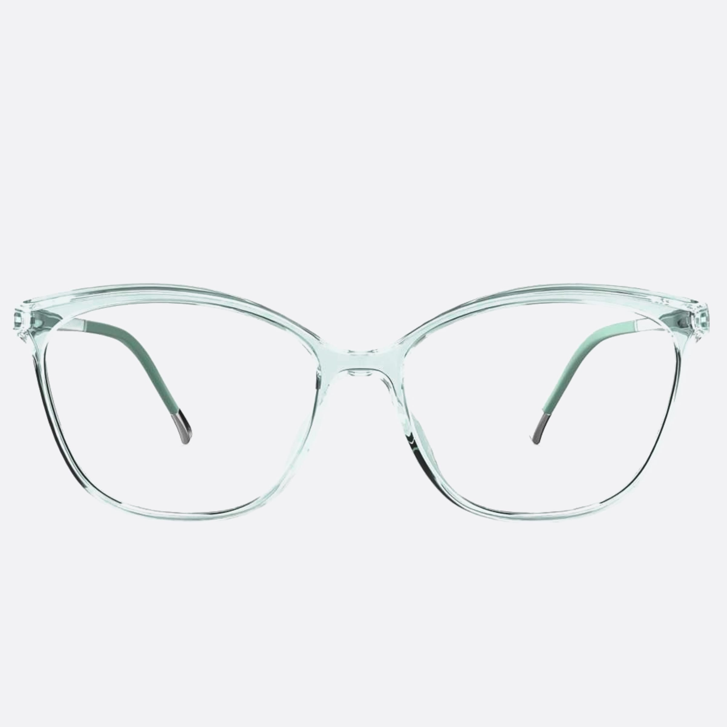 Silhouette 53mm Eos View Green Cat Eye Women Eyeglasses - Main View