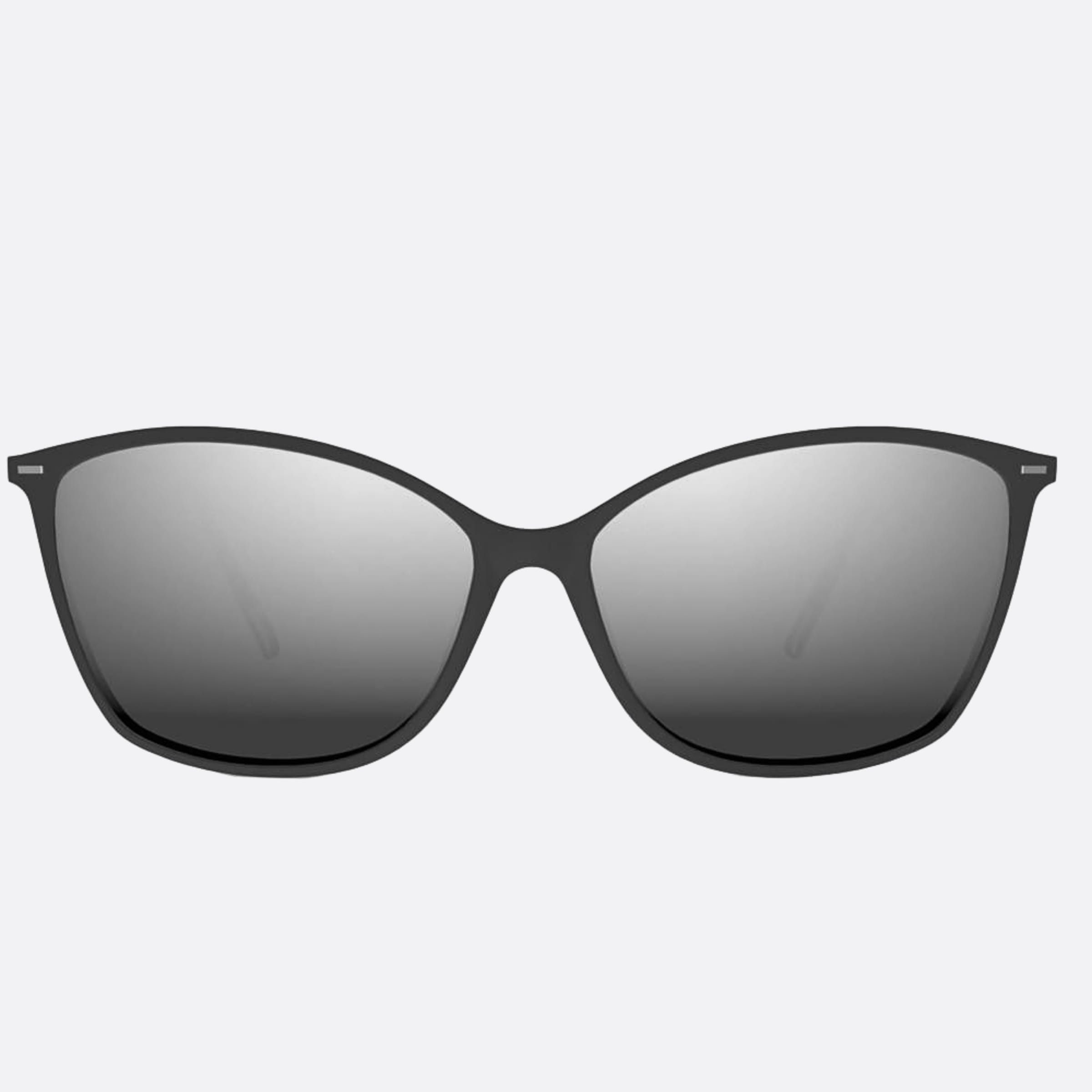 Silhouette Sun Lite Grey Cat Eye Women Sunglasses - Main View