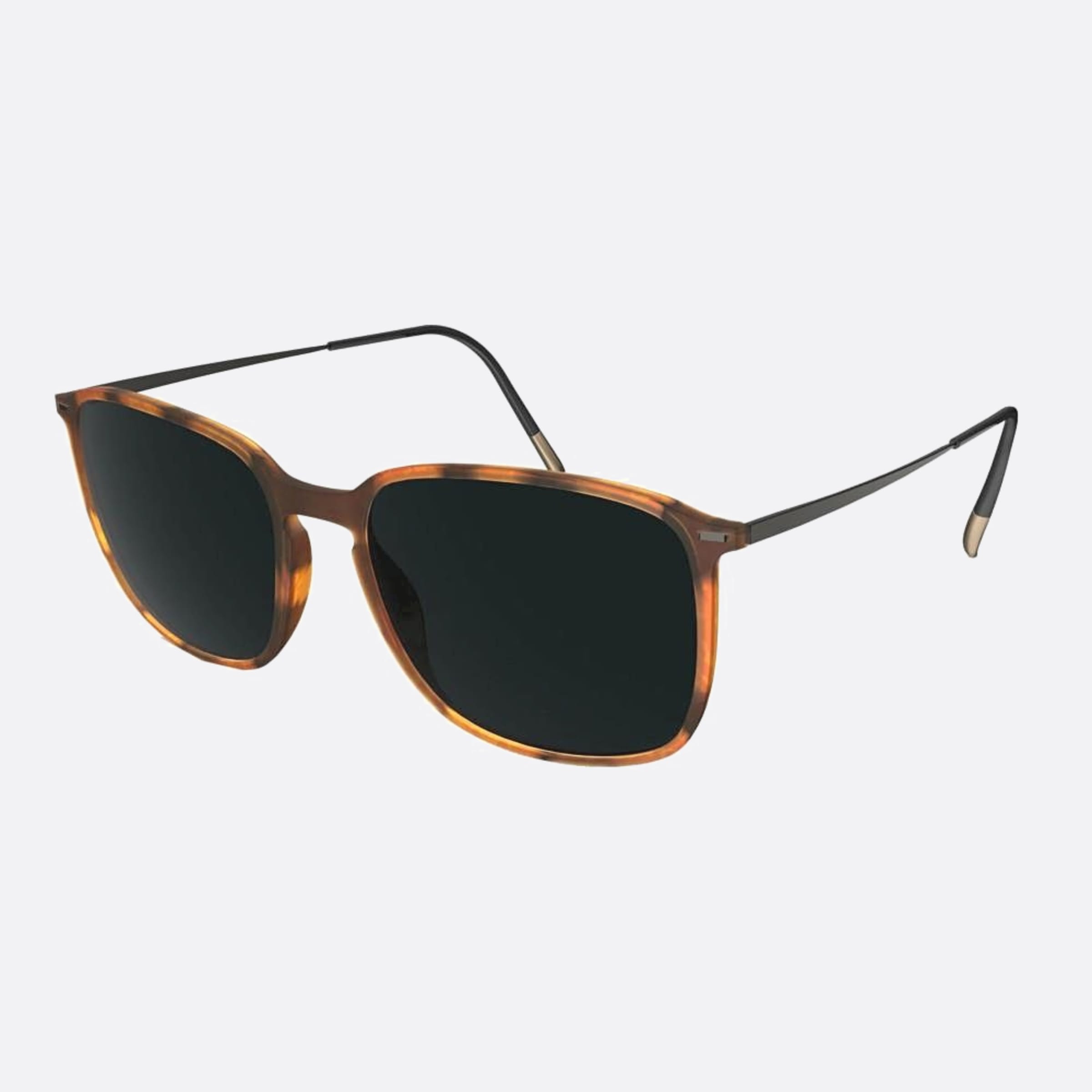 Silhouette Sun Lite Havana Visor Women Sunglasses - Side View