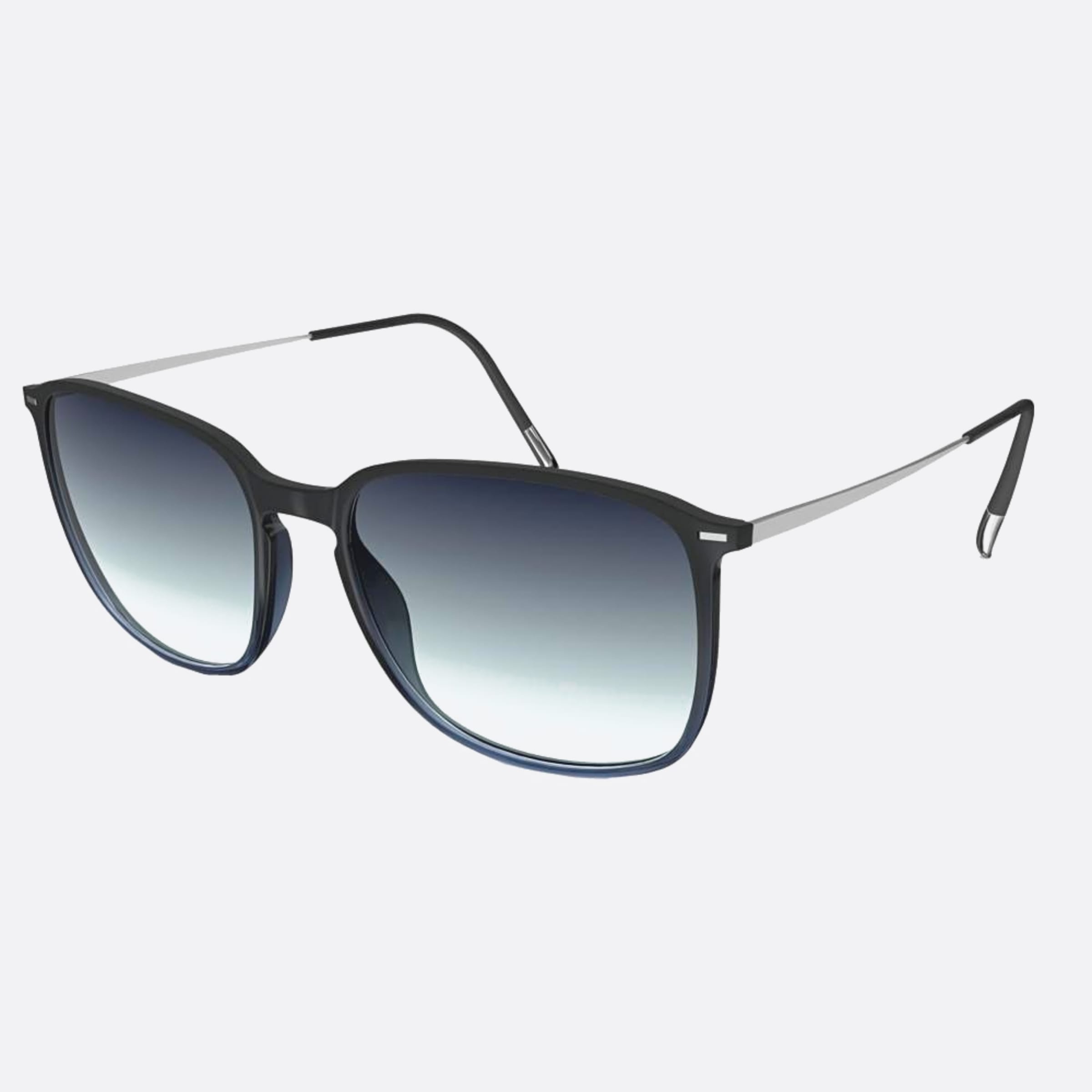 Silhouette Sun Lite Blue Visor Women Sunglasses - Side View