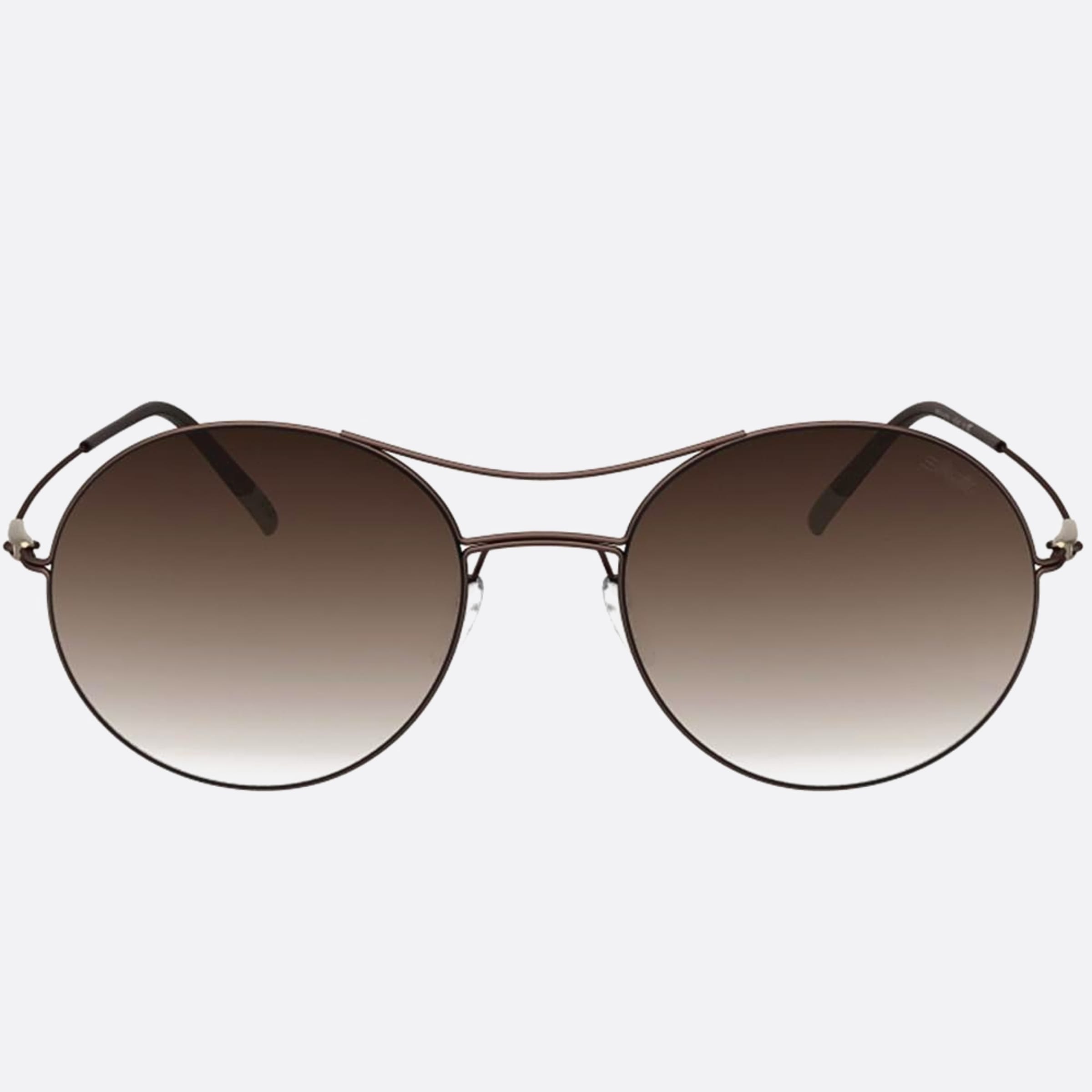 Silhouette Titan Breeze Brown Round Women Sunglasses - Main View