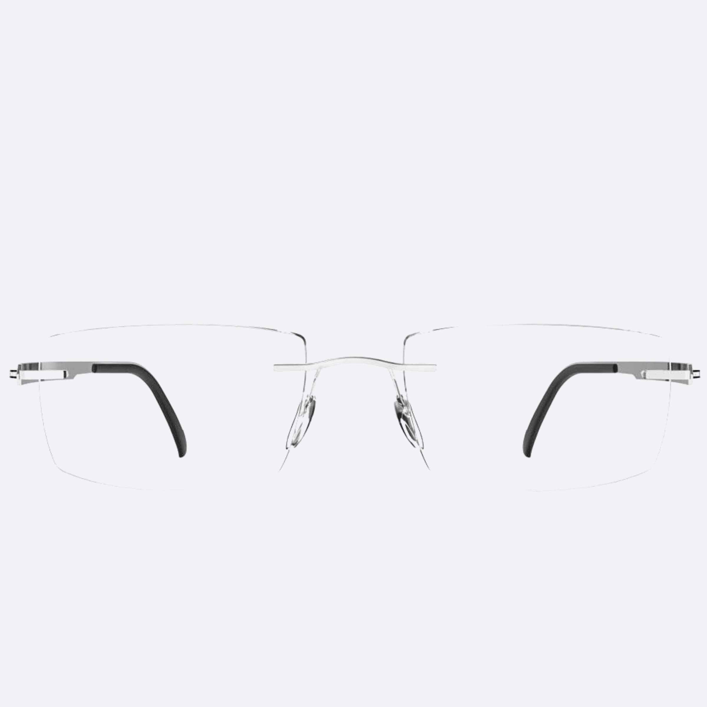 Silhouette 54mm Venture Ruthenium Geometric Men Eyeglasses - Main View