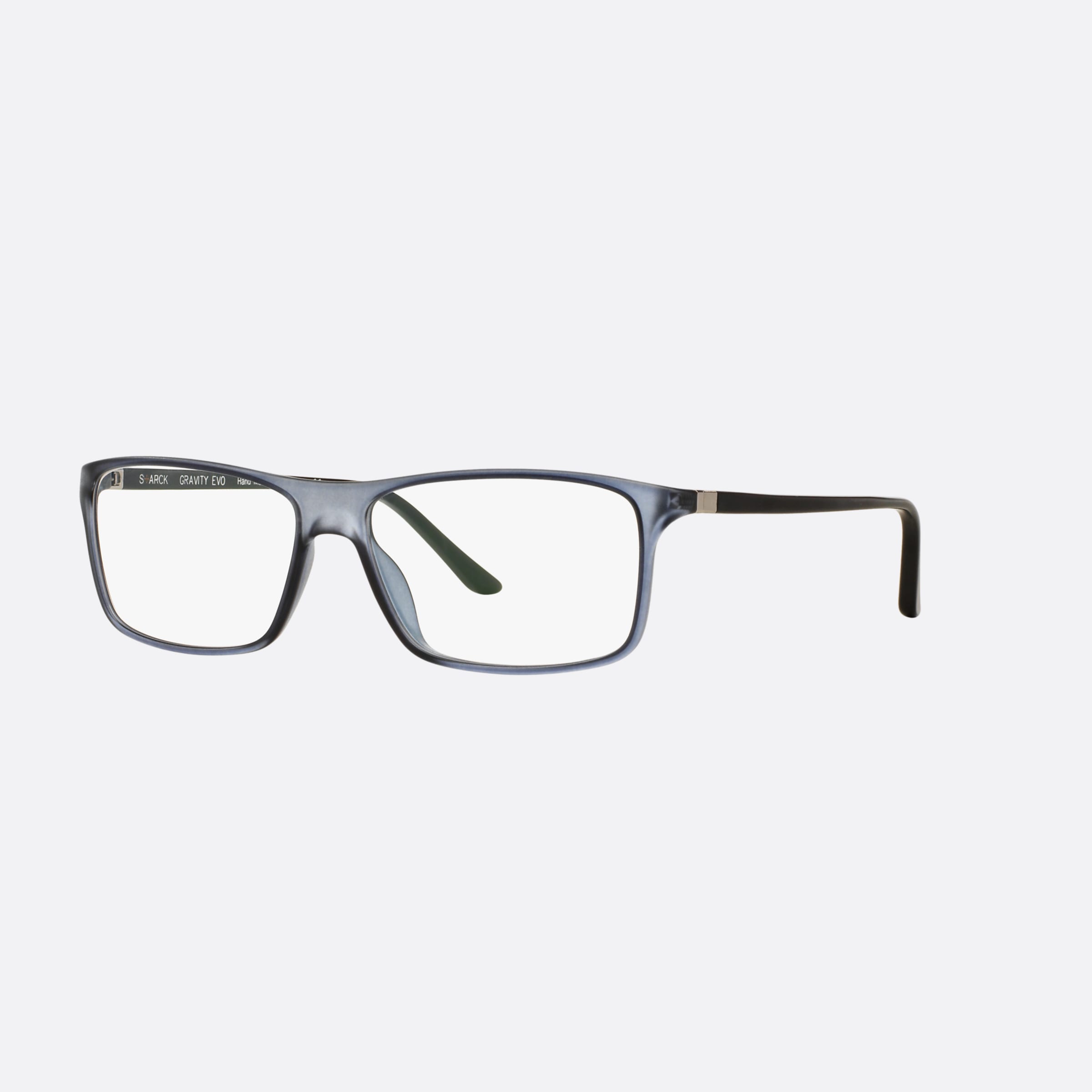 Starck 55mm Pl1043 Blue Square Men Eyeglasses - Main View