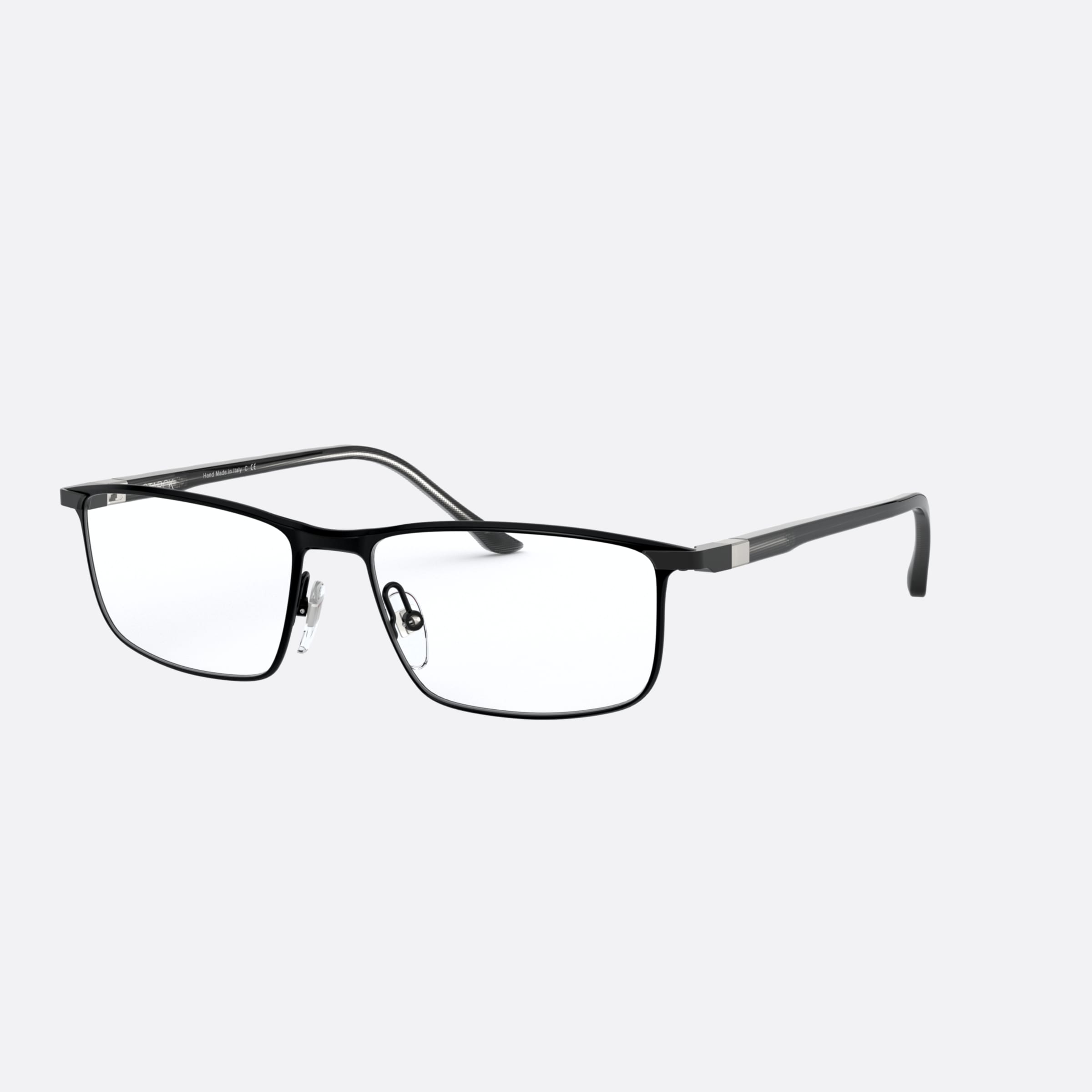 Starck 56mm Sh2047 Black Rectangle Men Eyeglasses - Main View