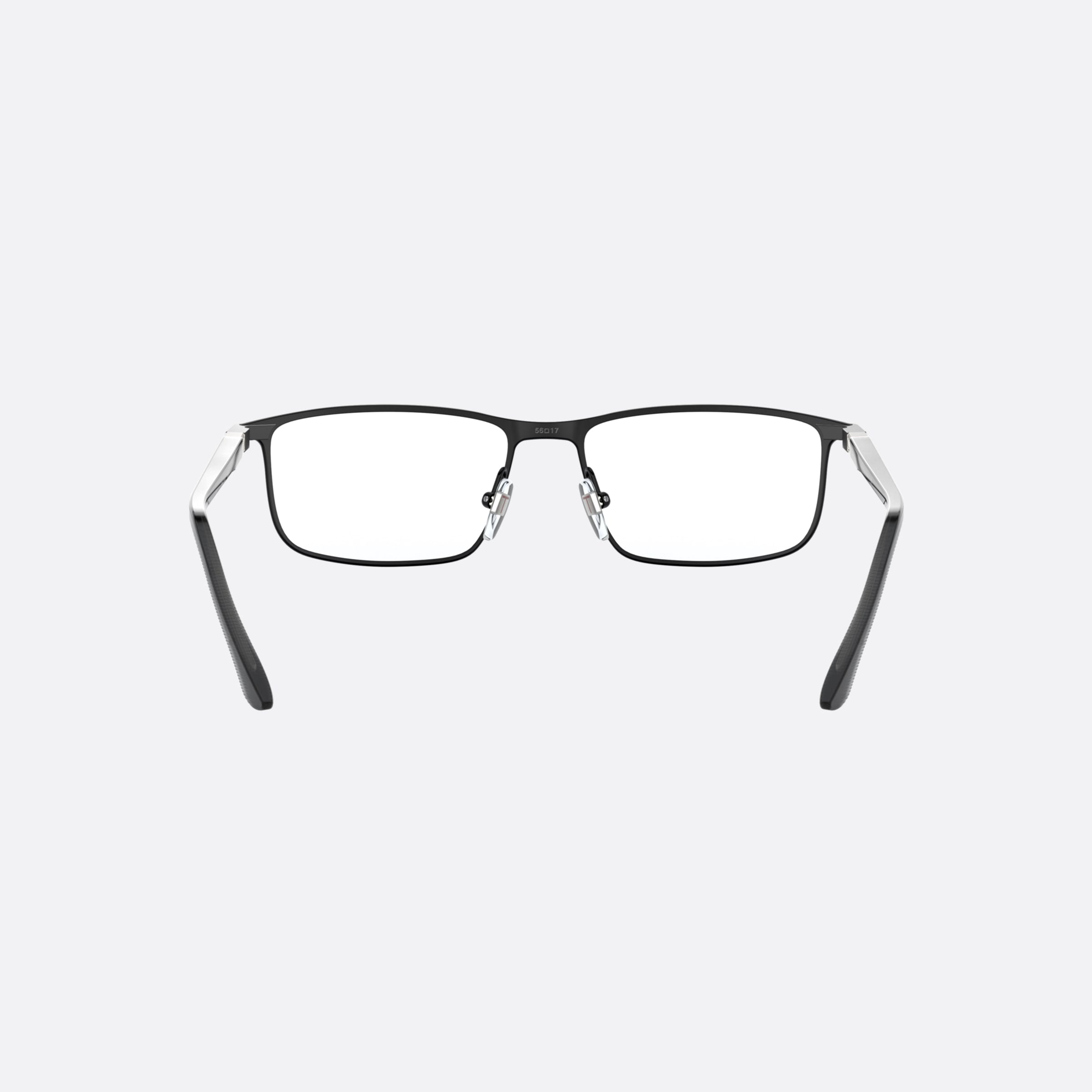 Starck 56mm Sh2047 Black Rectangle Men Eyeglasses - Side View
