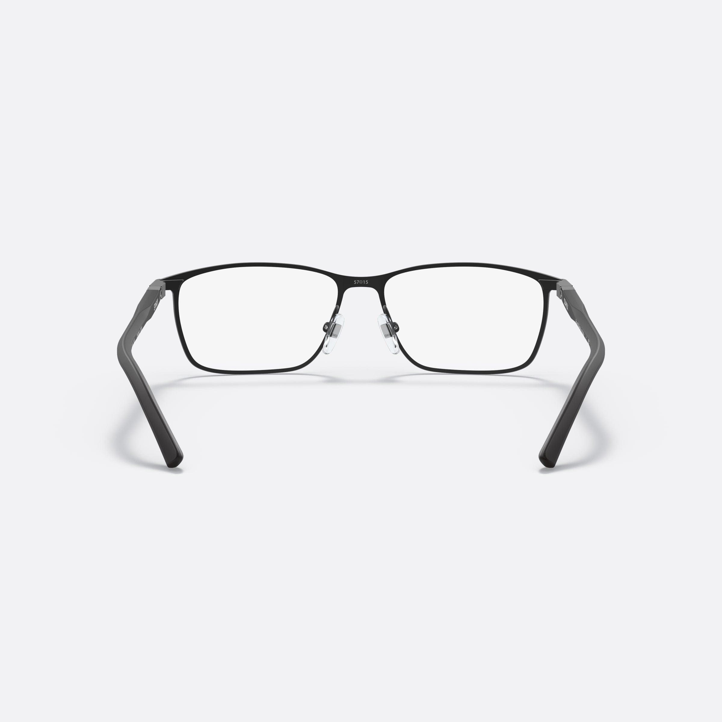 Starck 57mm Sh2065 Black Rectangle Men Eyeglasses - Side View