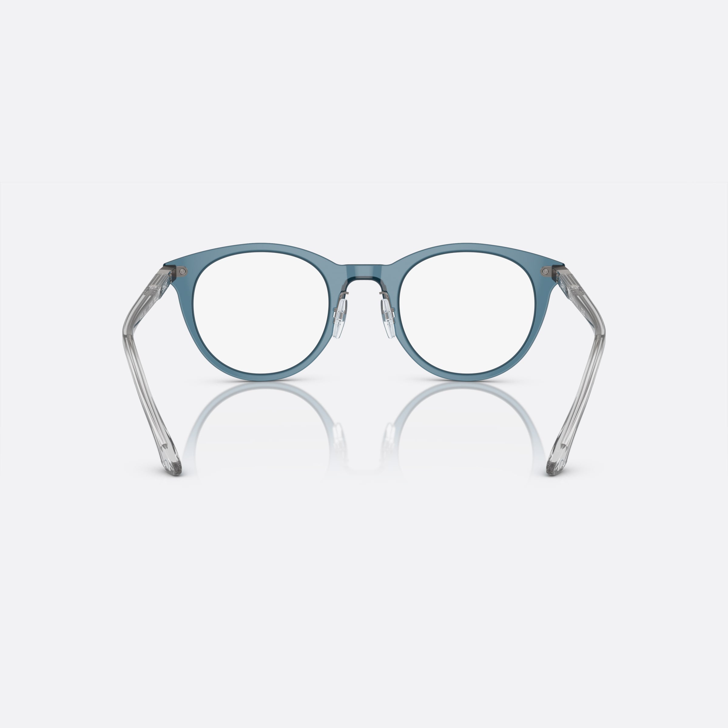 Starck 48mm Sh2080 Blue Phantos Men Eyeglasses - Side View