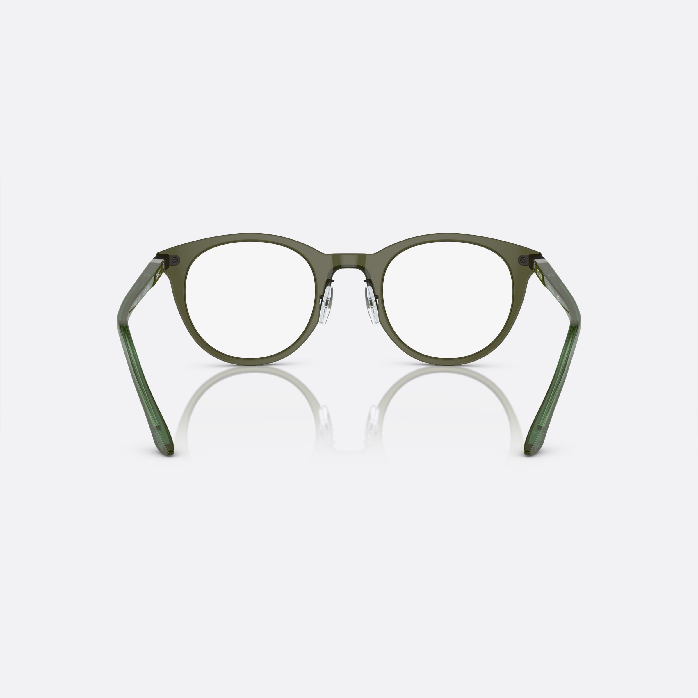 Starck 48mm Sh2080 Green Phantos Men Eyeglasses - Side View
