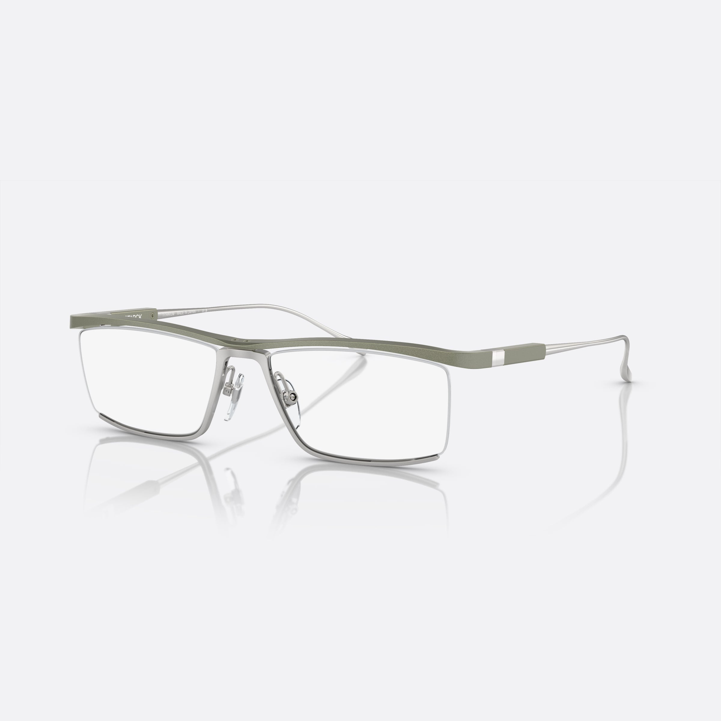 Starck 54mm Black Rectangular Men Eyeglasses - Main View