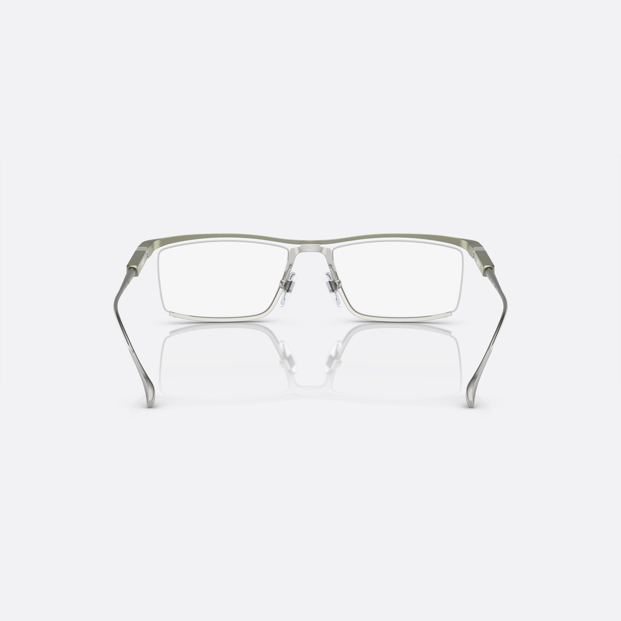 Starck 54mm Black Rectangular Men Eyeglasses - Side View