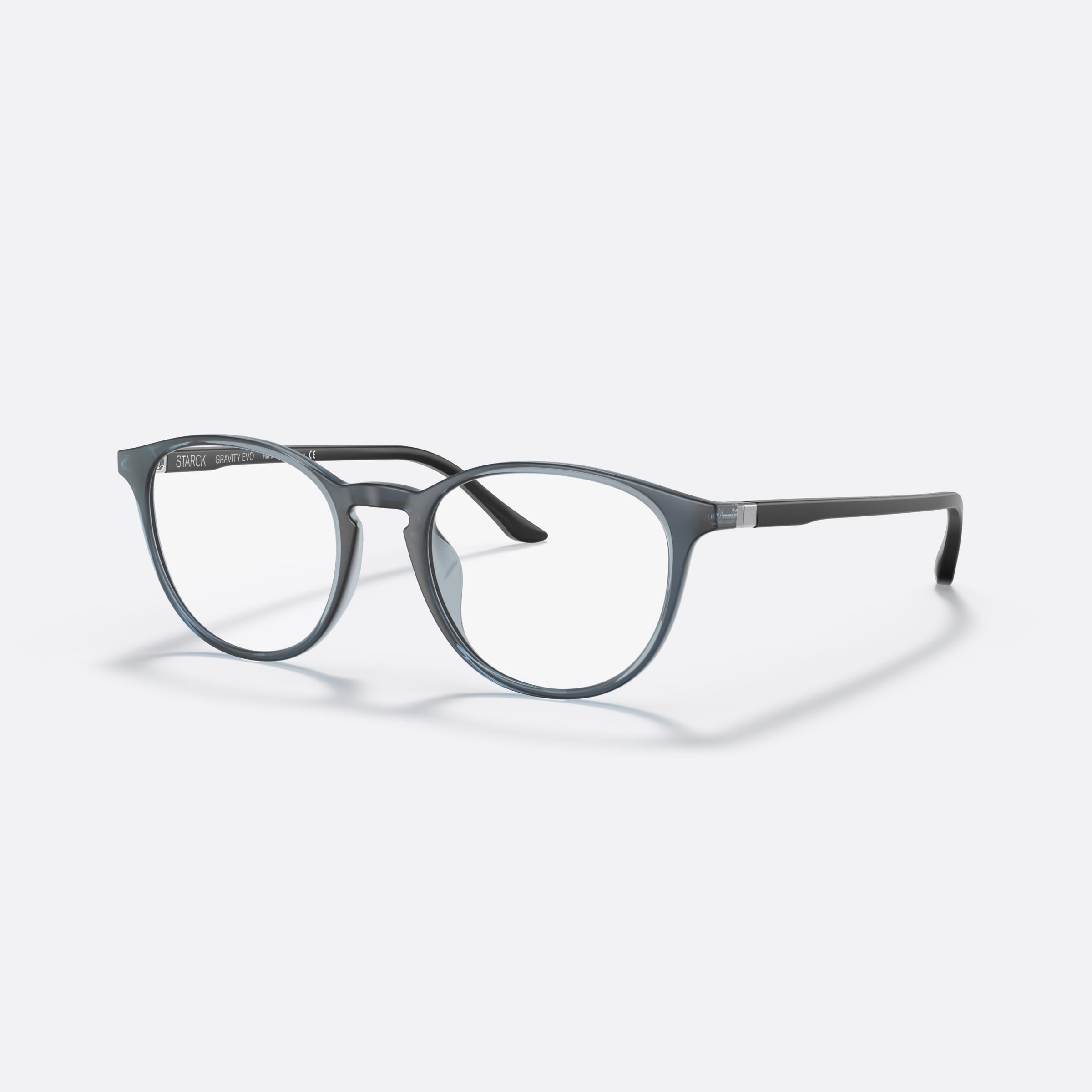 Starck 49mm Sh3074 Blue Phantos Men Eyeglasses - Main View