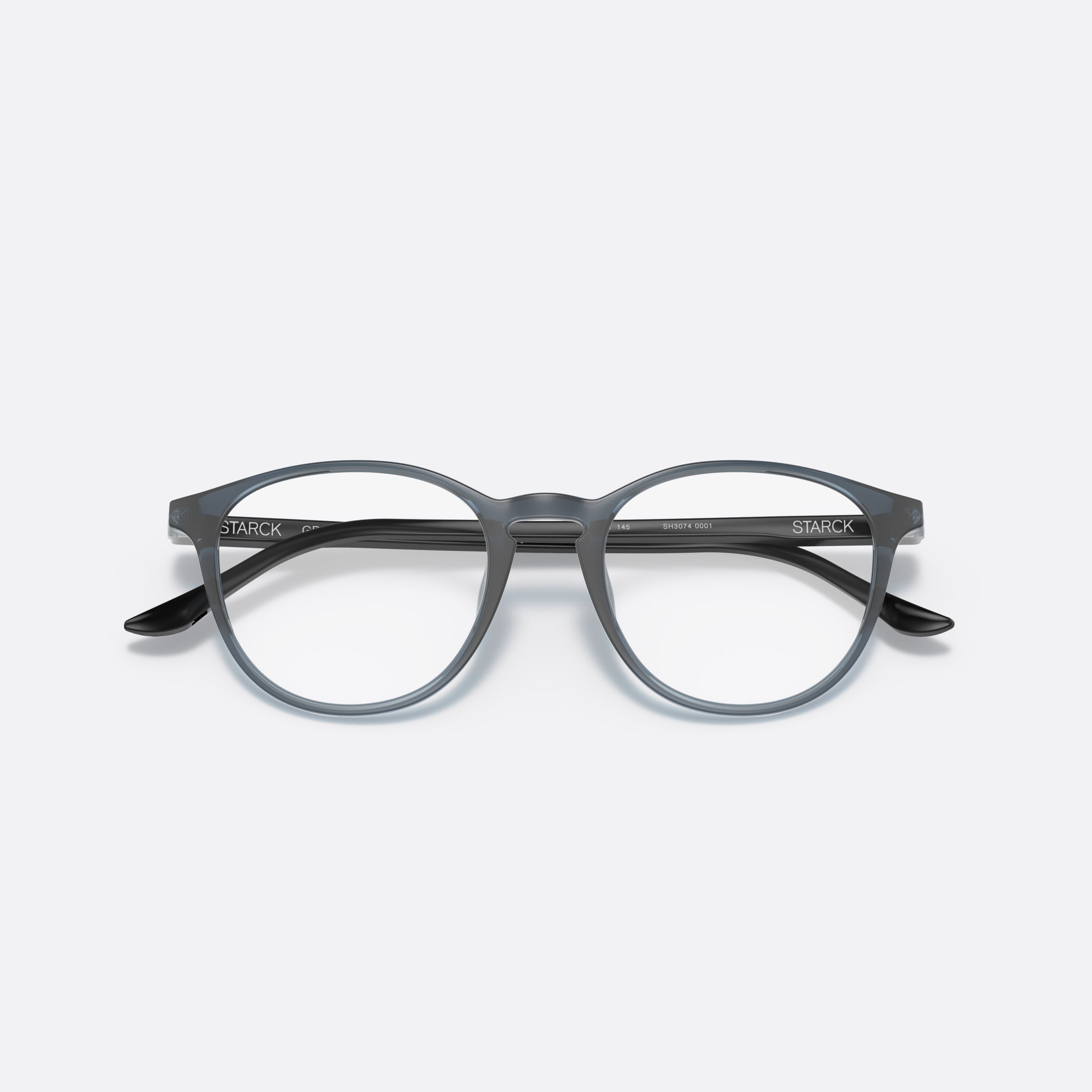 Starck 49mm Sh3074 Blue Phantos Men Eyeglasses - Additional Angle