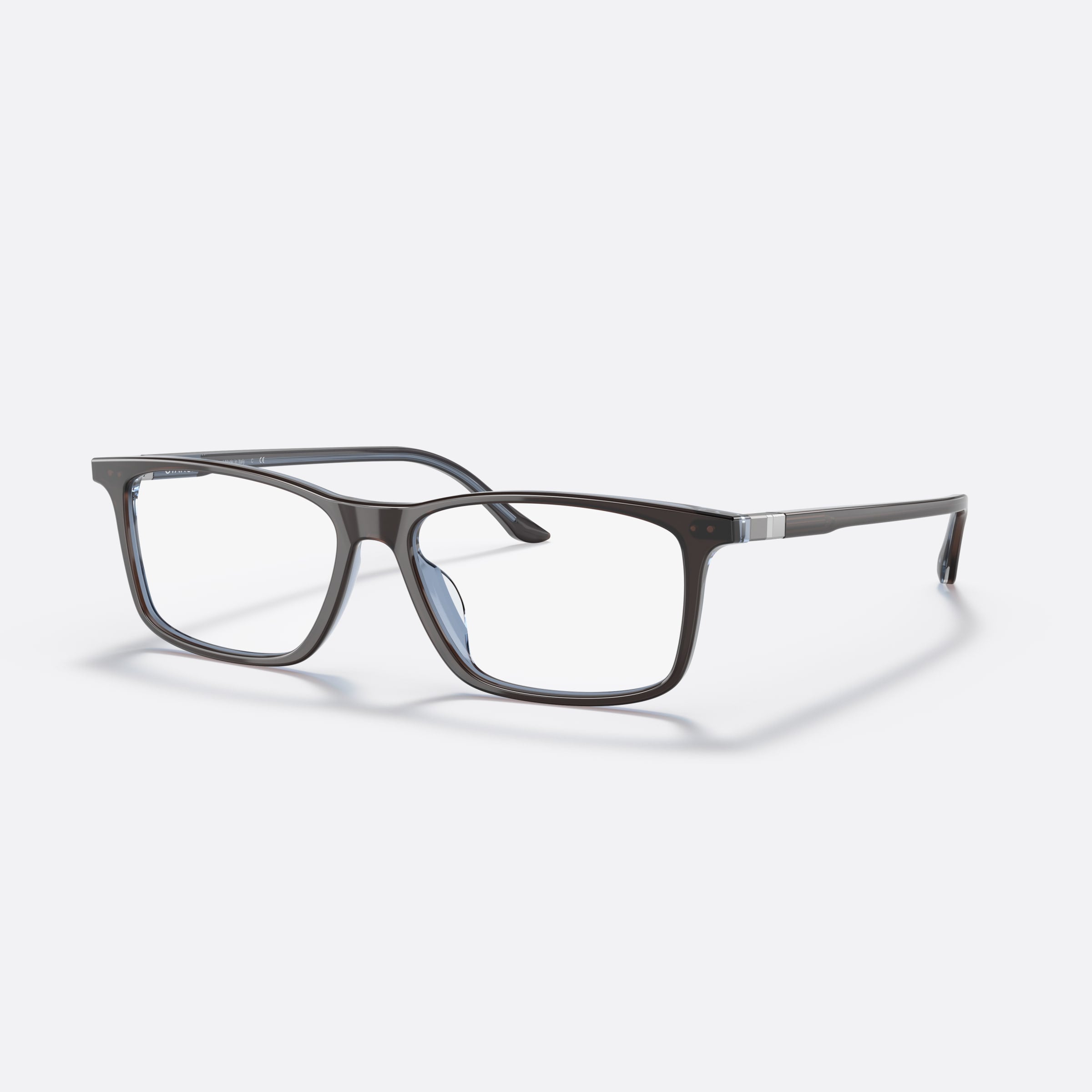 Starck 55mm Sh3078 Brown Rectangle Men Eyeglasses - Main View