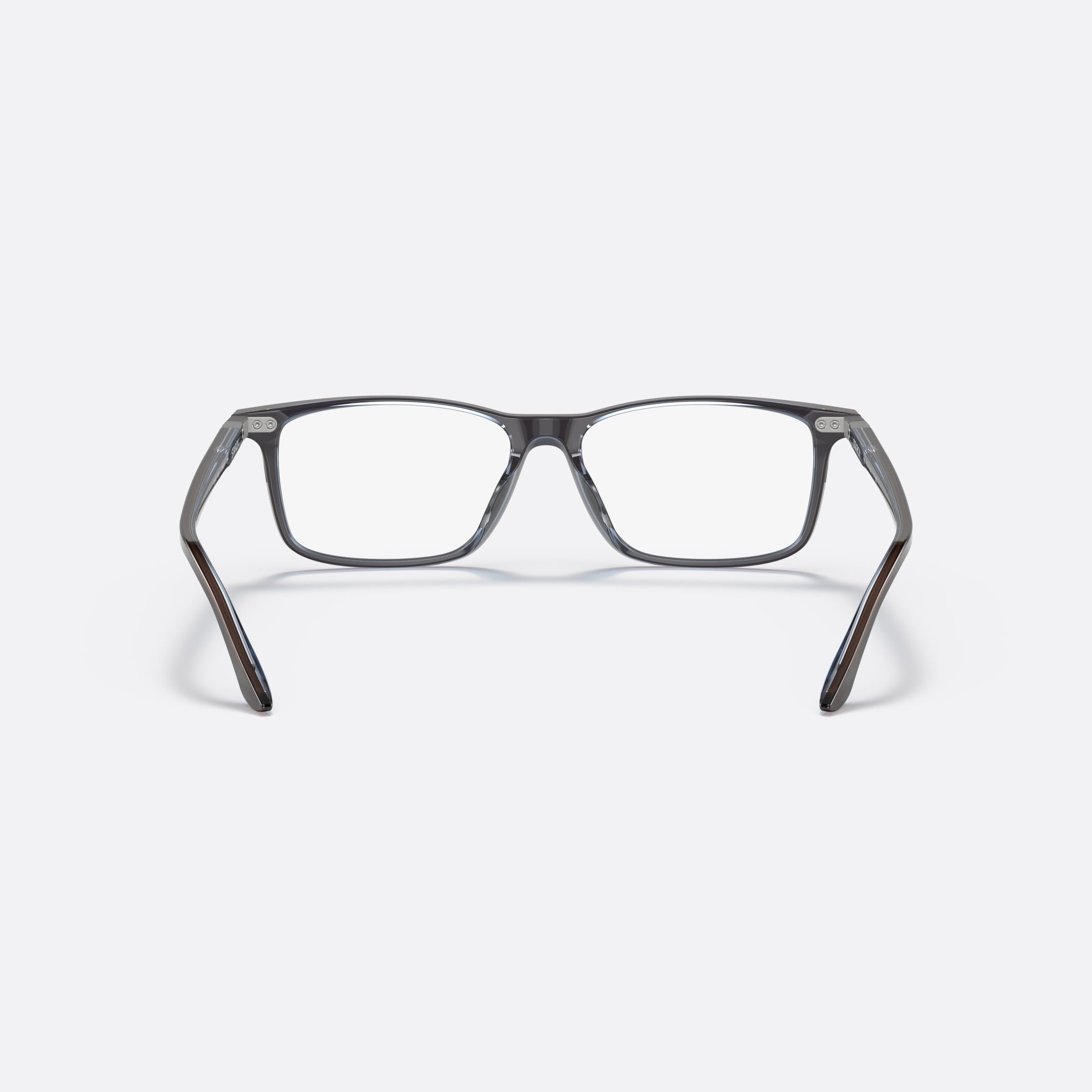 Starck 55mm Sh3078 Brown Rectangle Men Eyeglasses - Side View