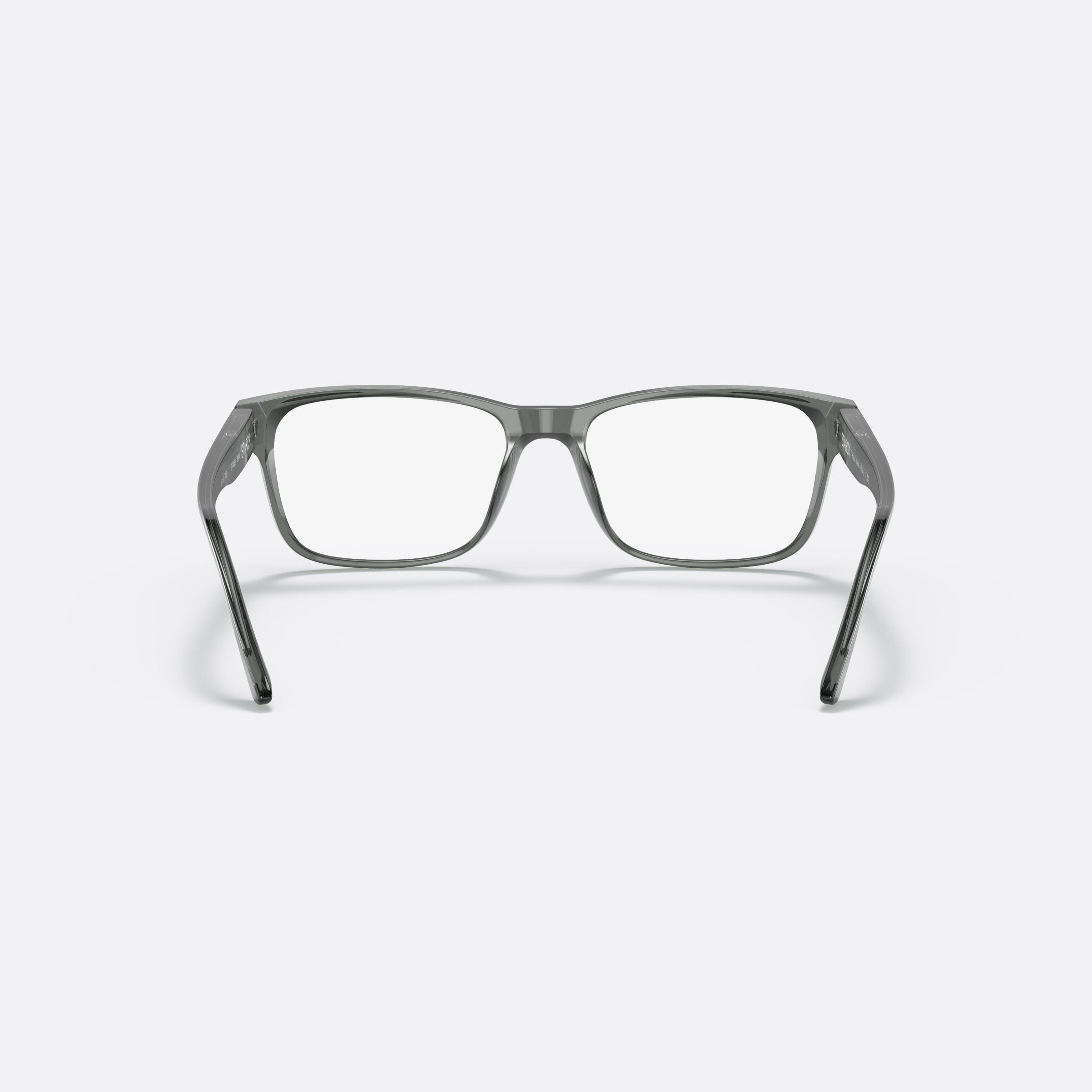 Starck 55mm Sh3083 Gray Rectangle Men Eyeglasses - Side View