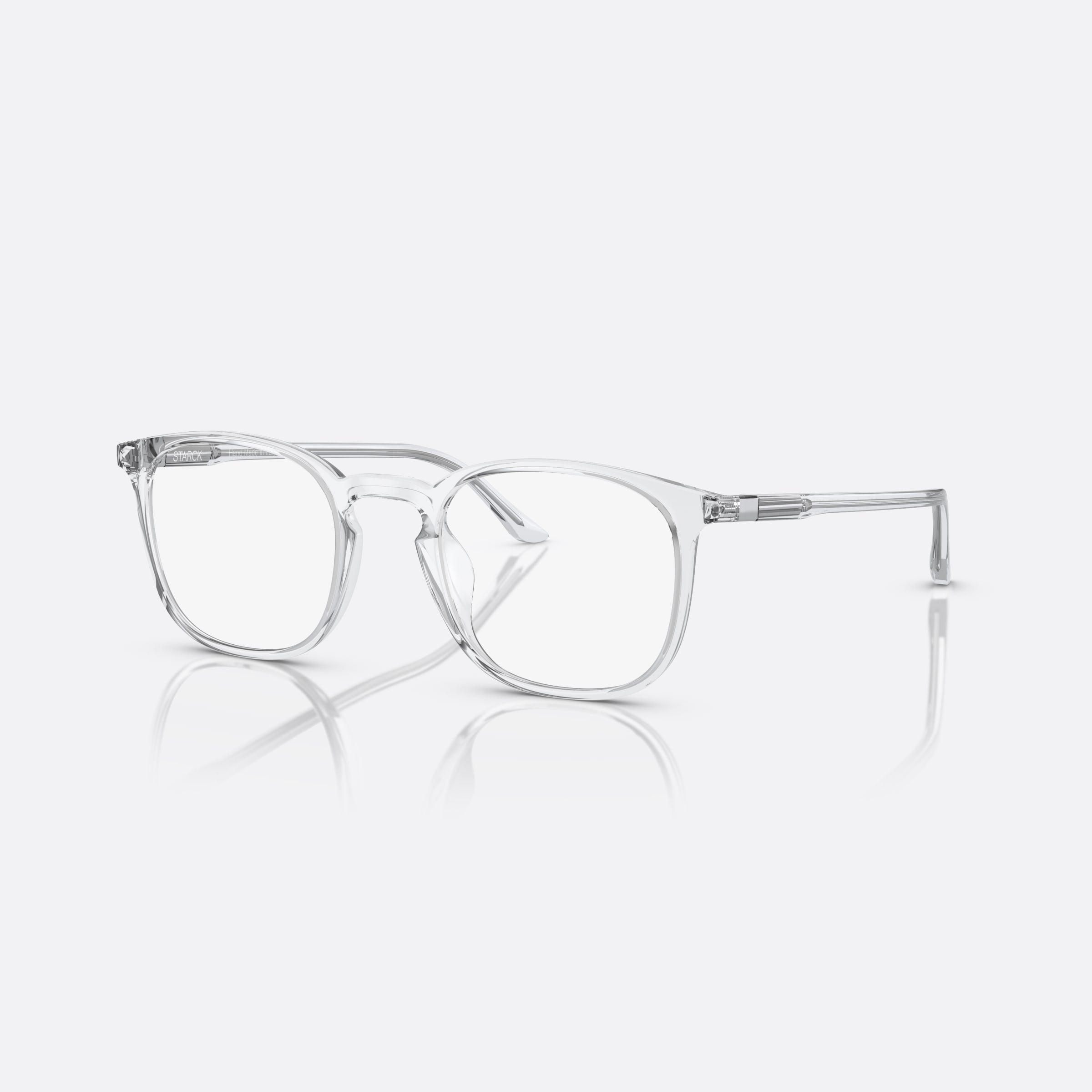 Starck 49mm Sh3088 Transparent Phantos Men Eyeglasses - Main View