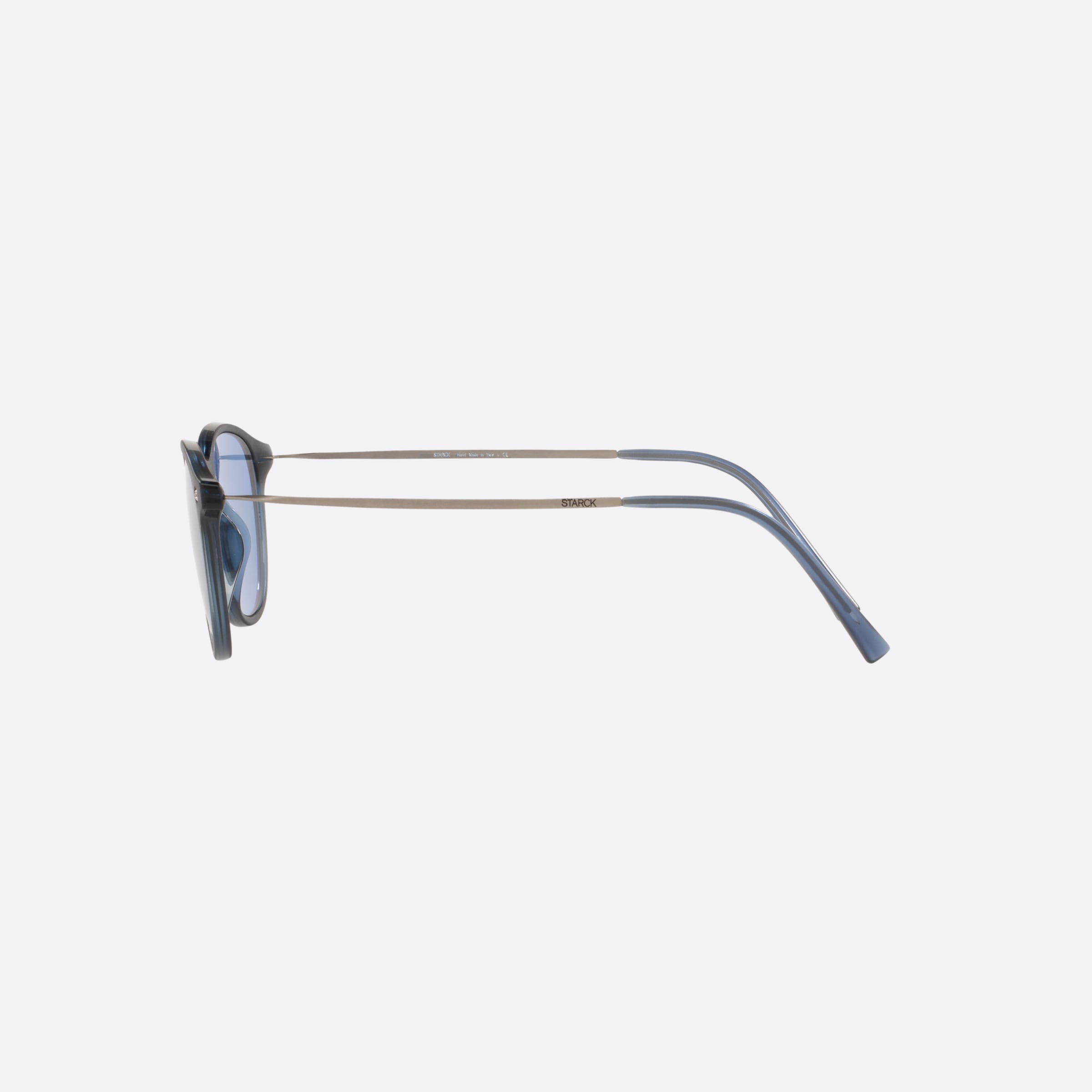 Starck 49mm Sh5027 Black Phantos Men Sunglasses - Detail View