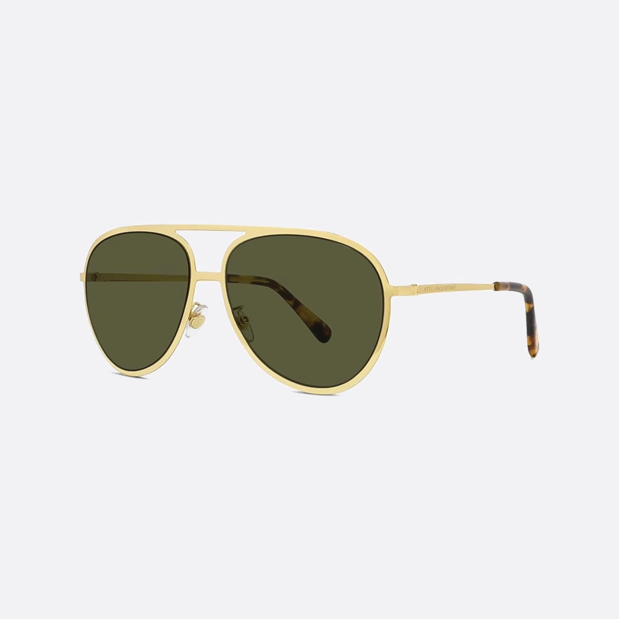 Stella 59mm Mccartney Pilot 30n Gold Pilot Women Sunglasses - Side View