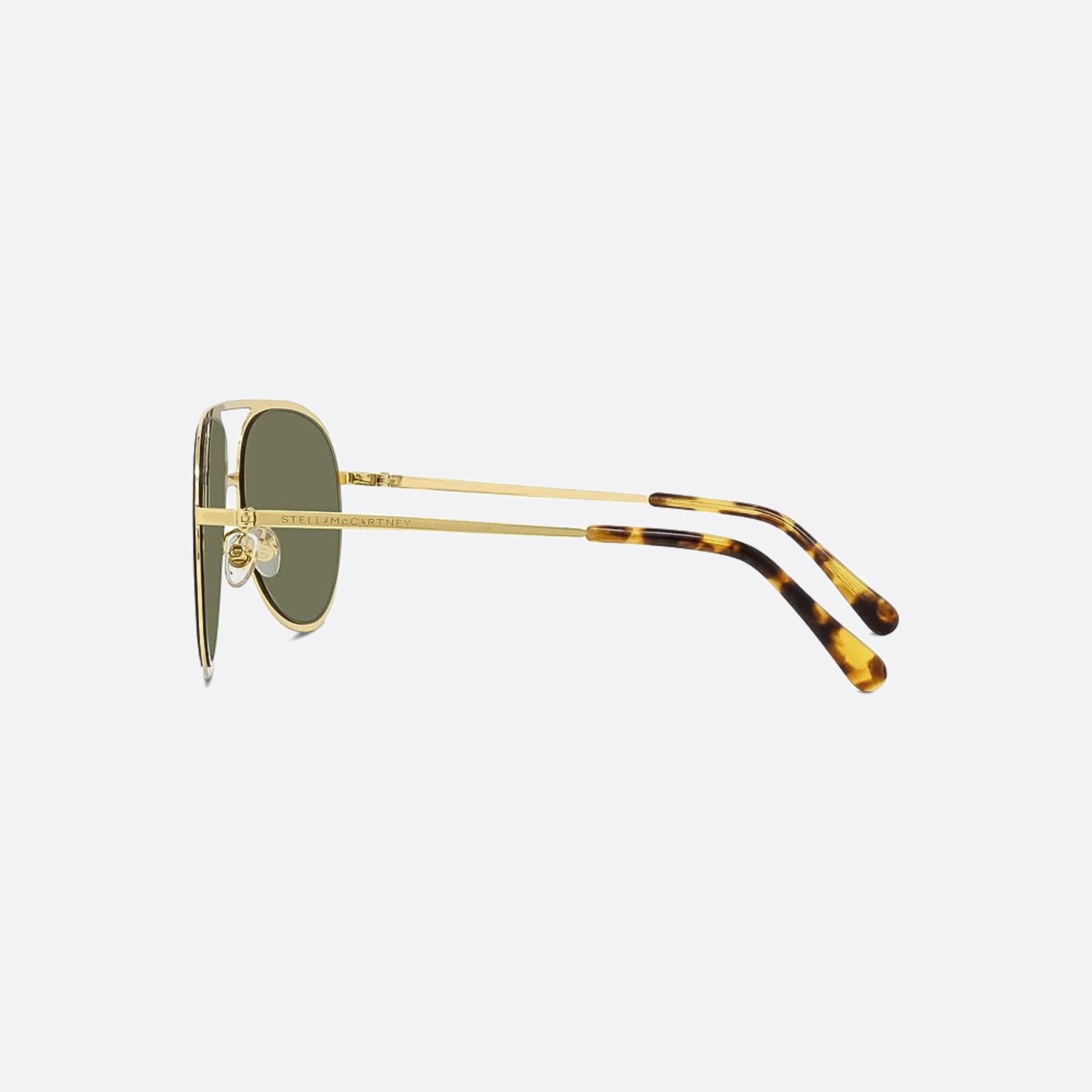 Stella 59mm Mccartney Pilot 30n Gold Pilot Women Sunglasses - Detail View
