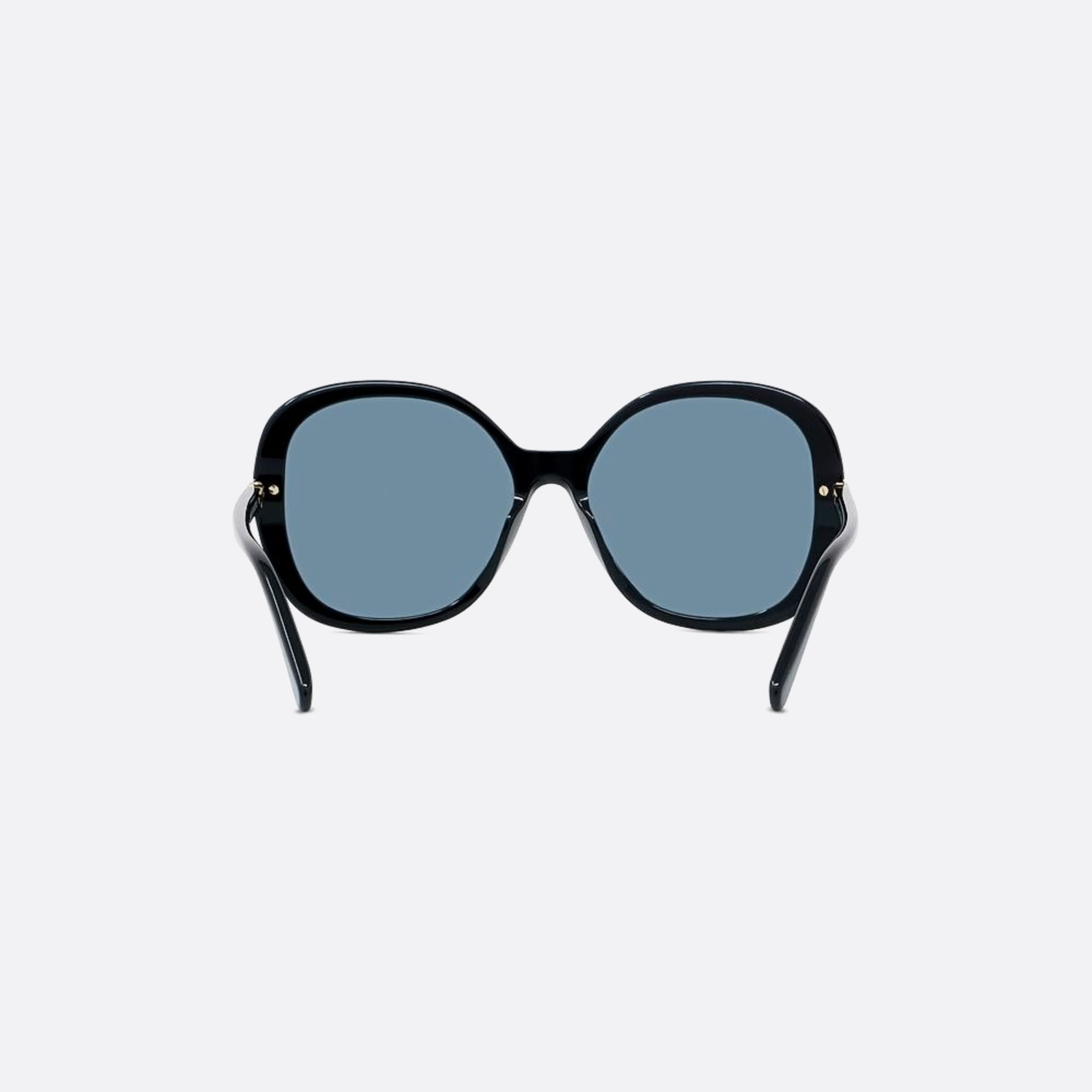 Stella 58mm Mccartney Wave 01a Black Round Women Sunglasses - Additional Angle