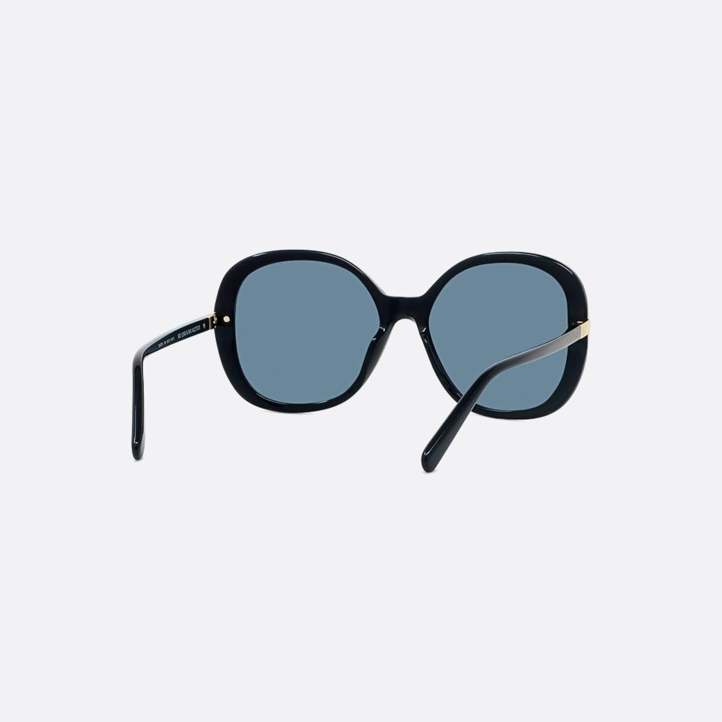Stella 58mm Mccartney Wave 01a Black Round Women Sunglasses - Additional Angle