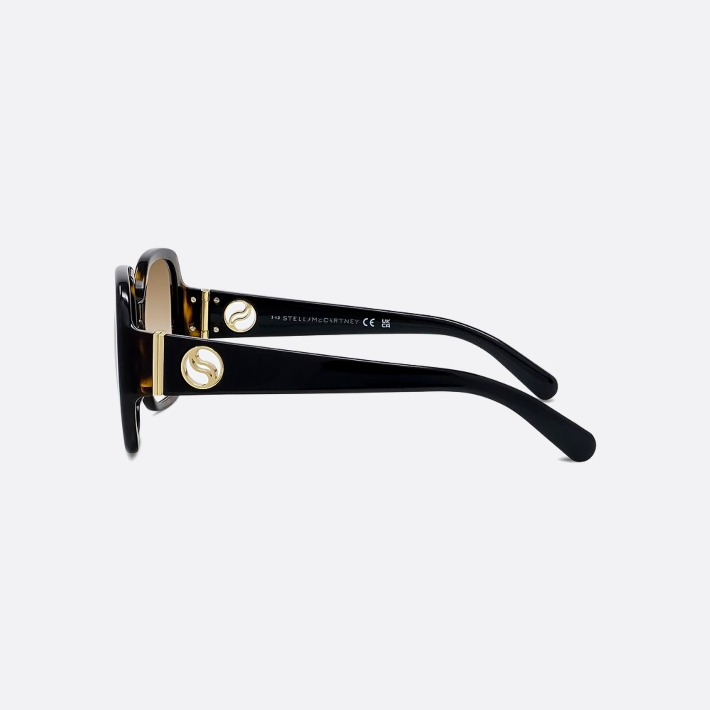 Stella 54mm Mccartney Wave 52f Havana Geometric Women Sunglasses - Detail View
