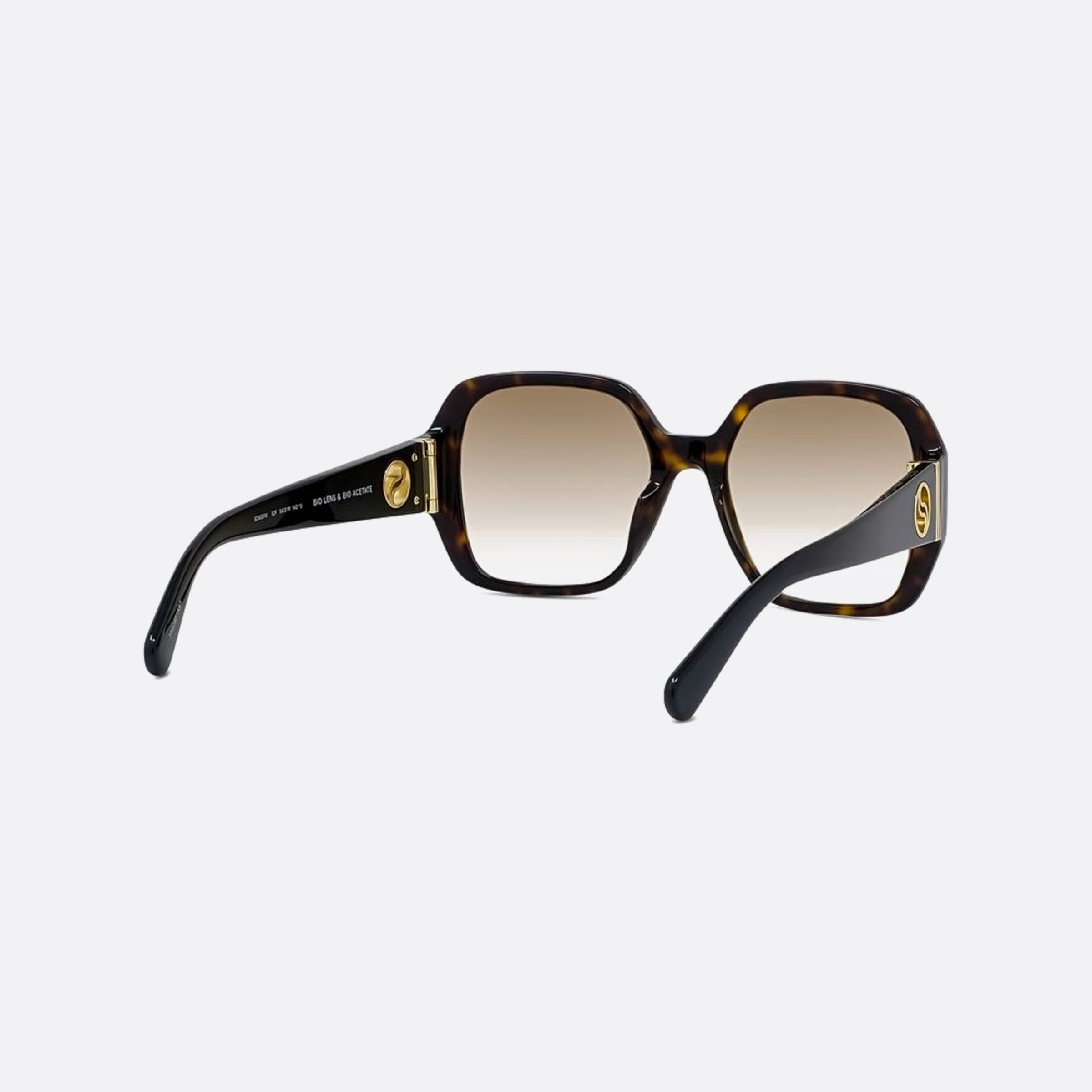 Stella 54mm Mccartney Wave 52f Havana Geometric Women Sunglasses - Additional Angle