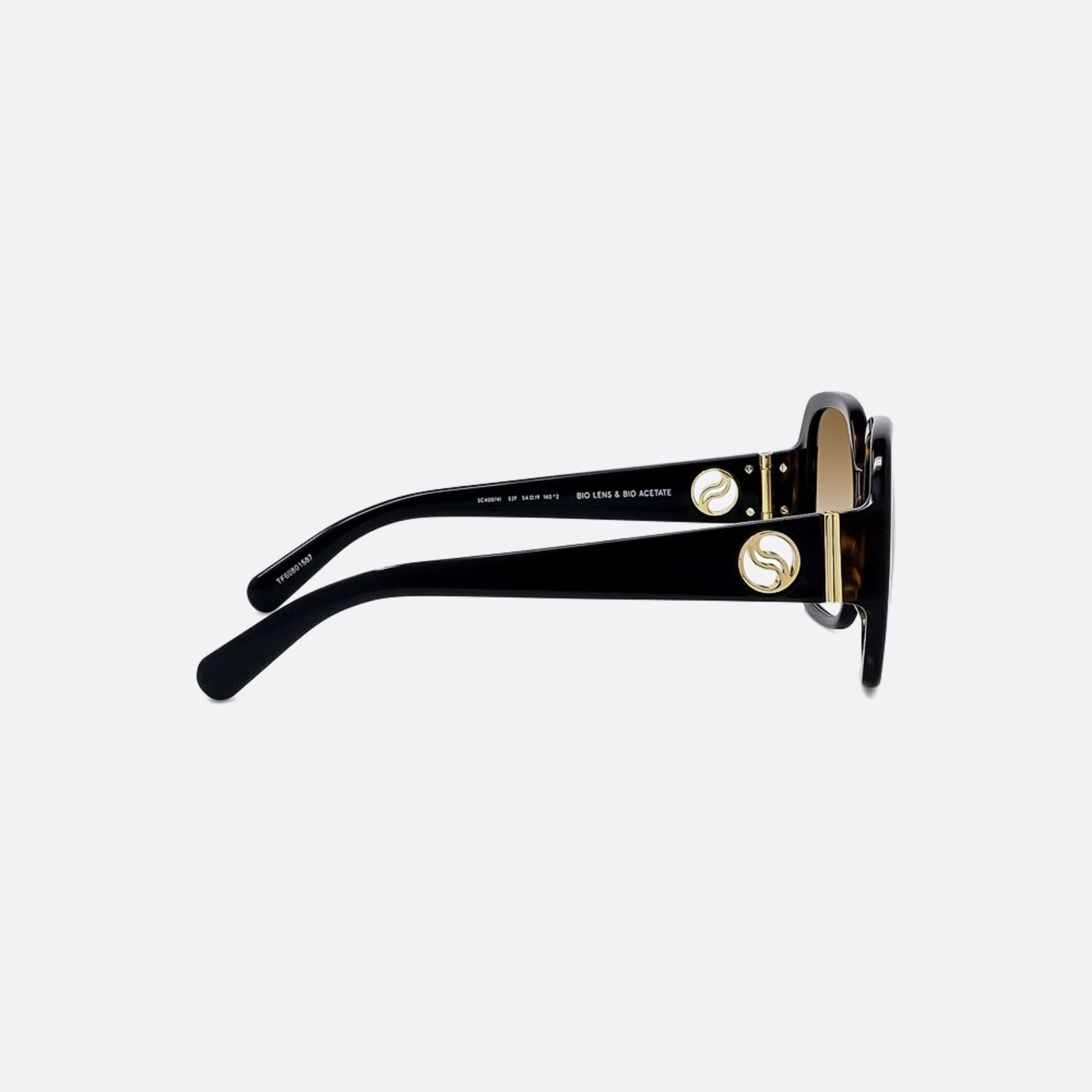 Stella 54mm Mccartney Wave 52f Havana Geometric Women Sunglasses - Additional Angle