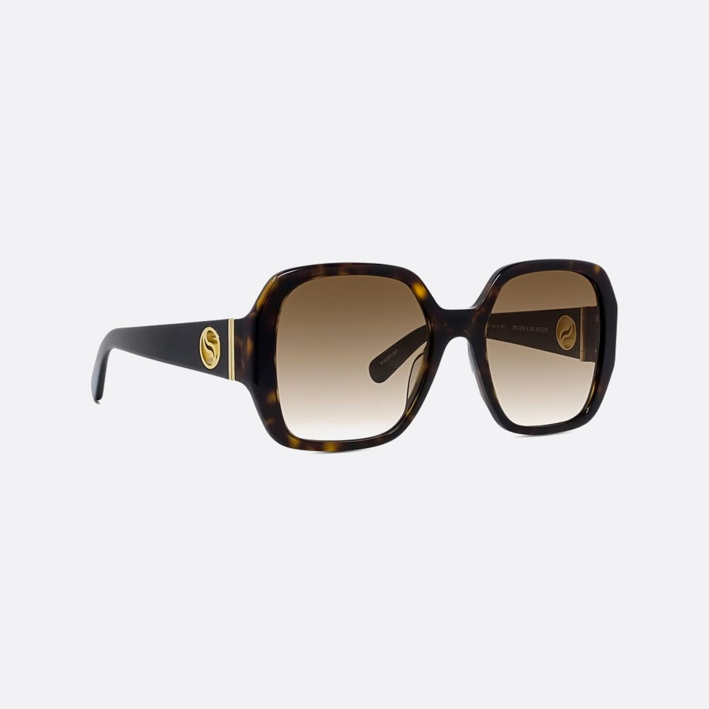 Stella 54mm Mccartney Wave 52f Havana Geometric Women Sunglasses - Additional Angle