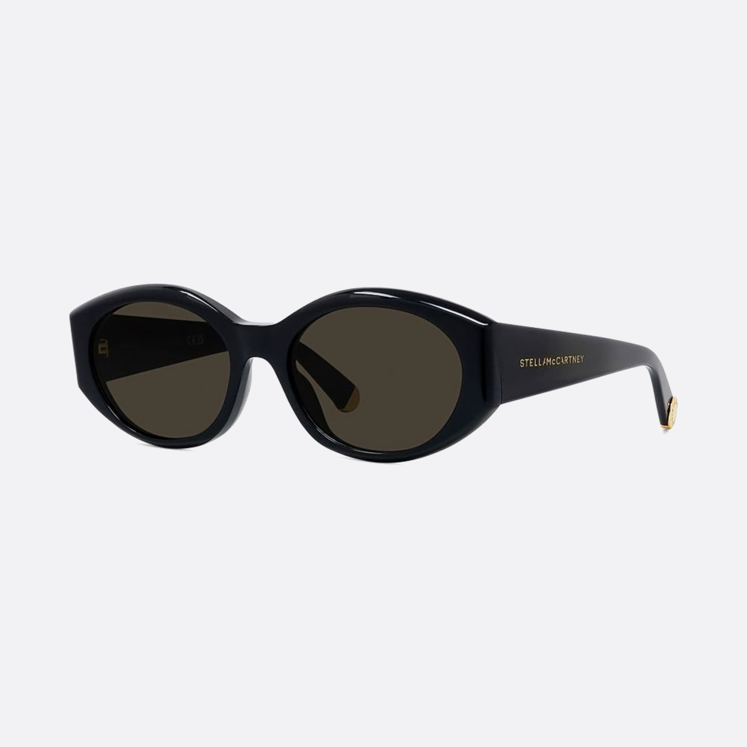 Stella 54mm Mccartney Stella 01n Black Oval Women Sunglasses - Side View