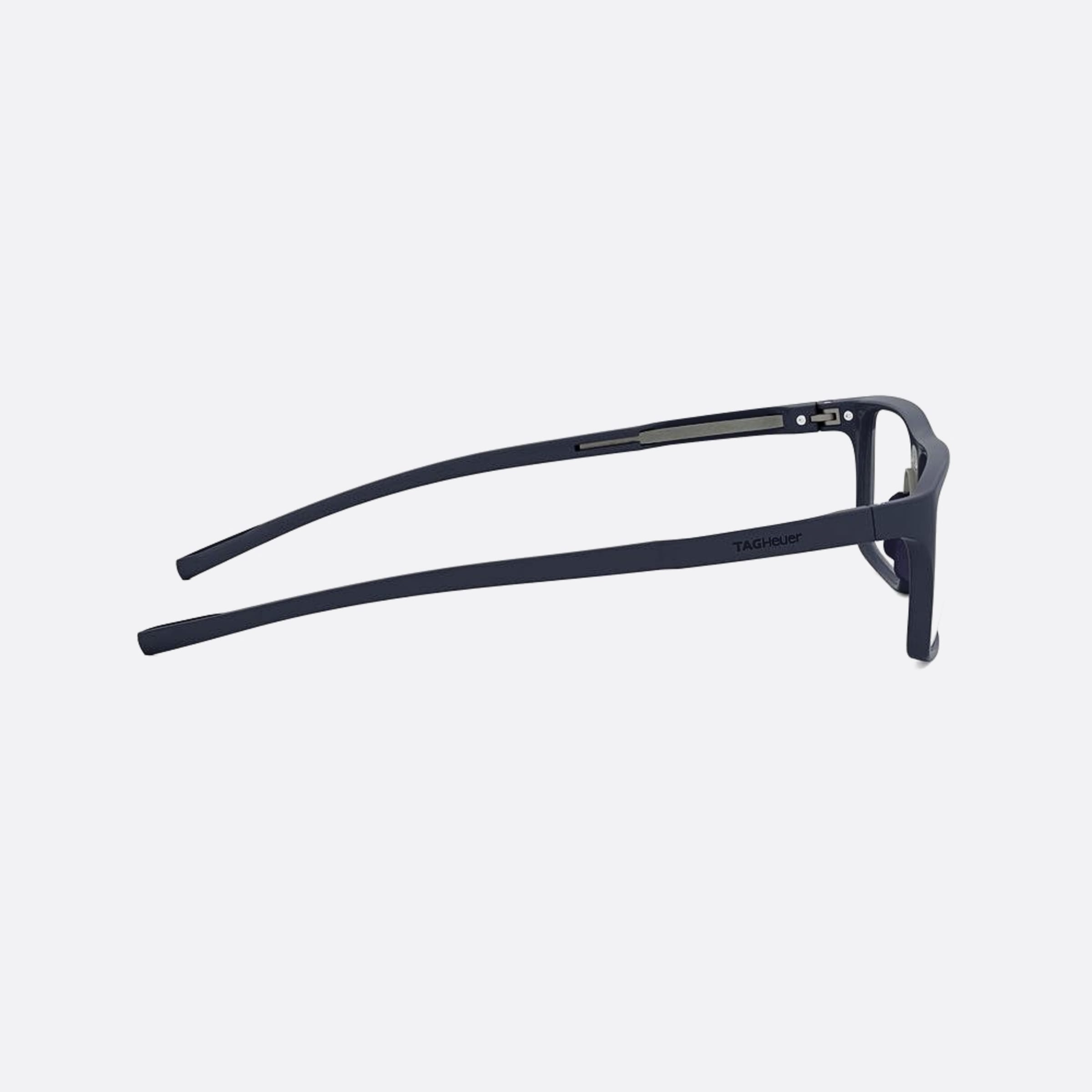 Tag 55mm Heuer Bolide Blue Rectangle Unisex Eyeglasses - Additional Angle