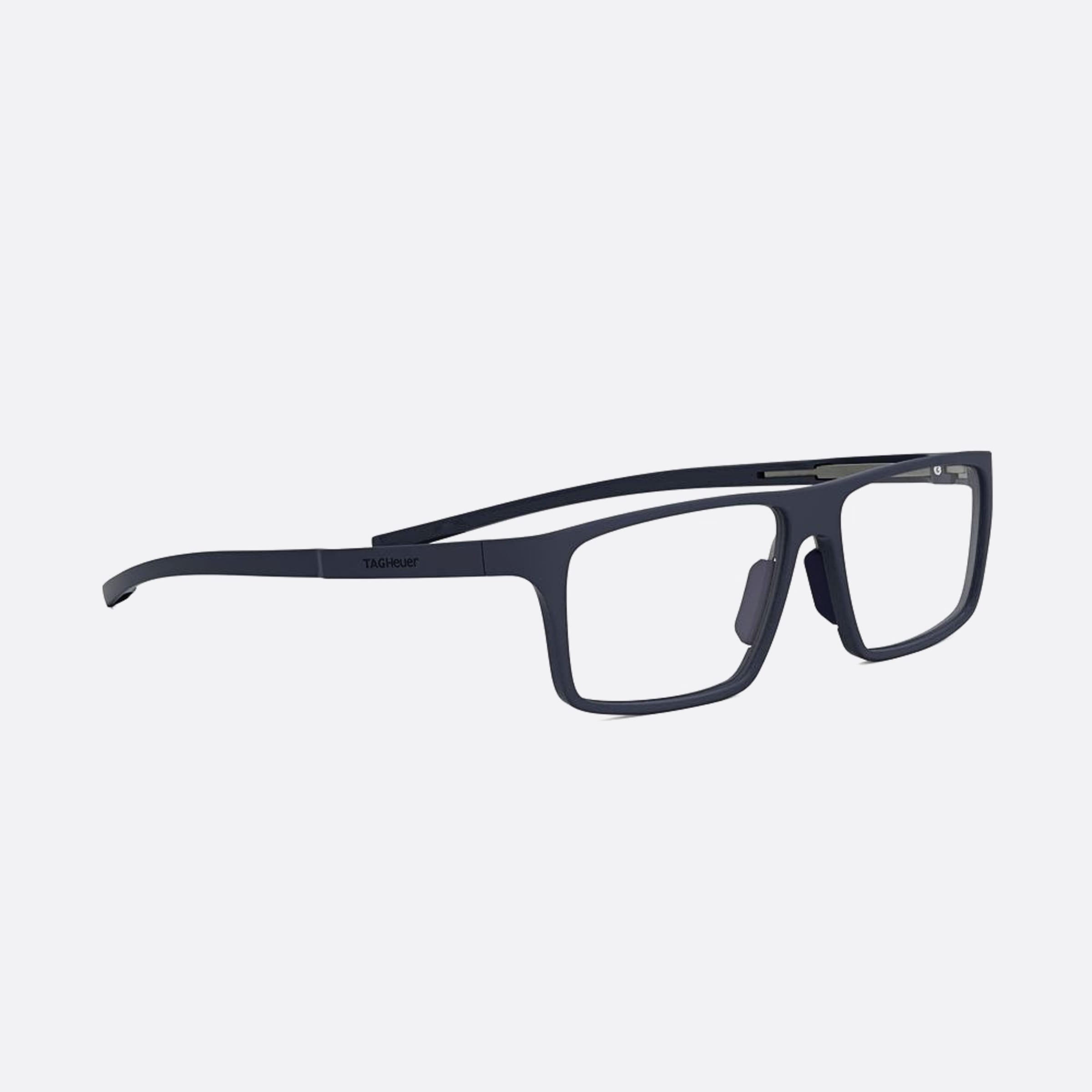 Tag 55mm Heuer Bolide Blue Rectangle Unisex Eyeglasses - Additional Angle