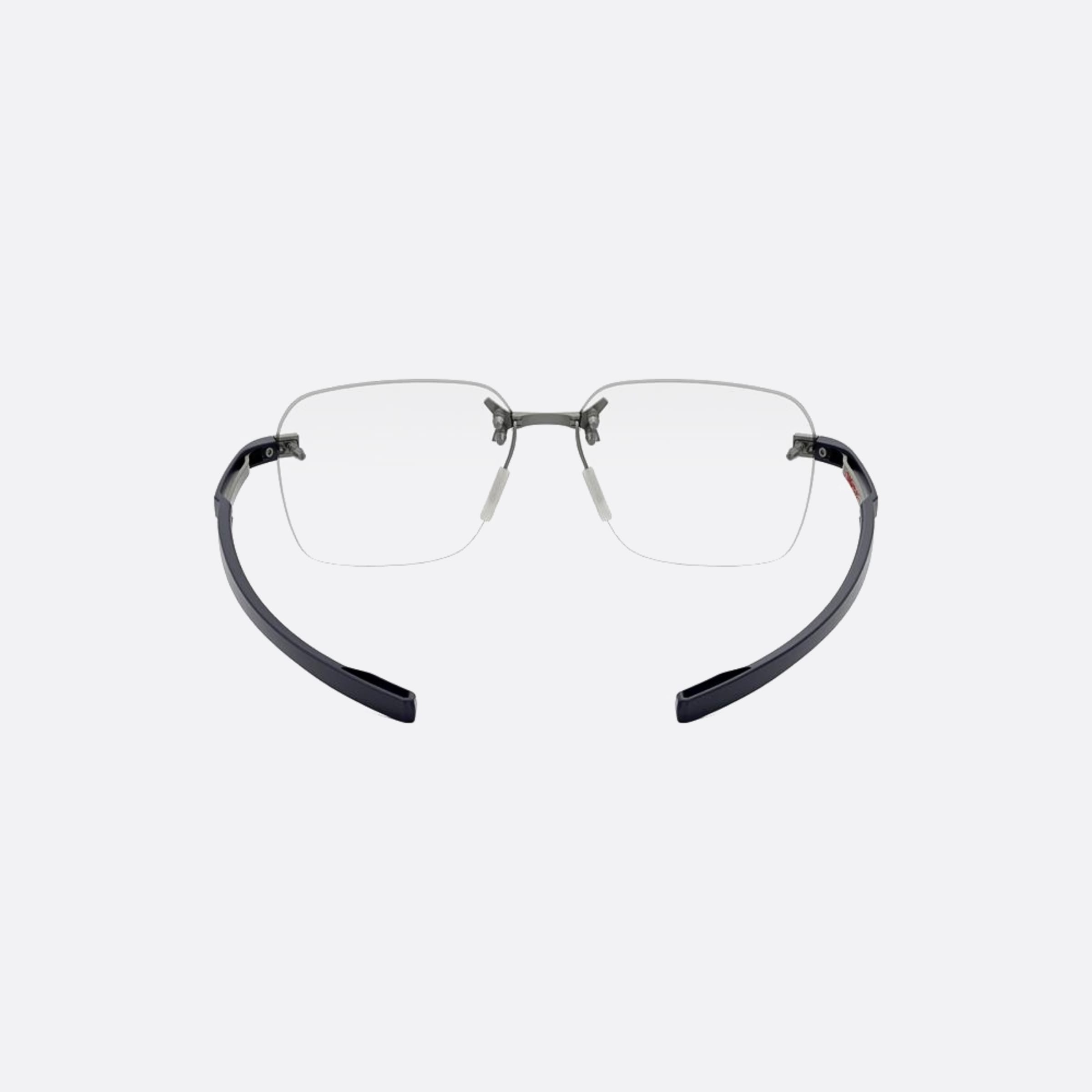 Tag 54mm Heuer Flex Silver Geometric Unisex Eyeglasses - Additional Angle