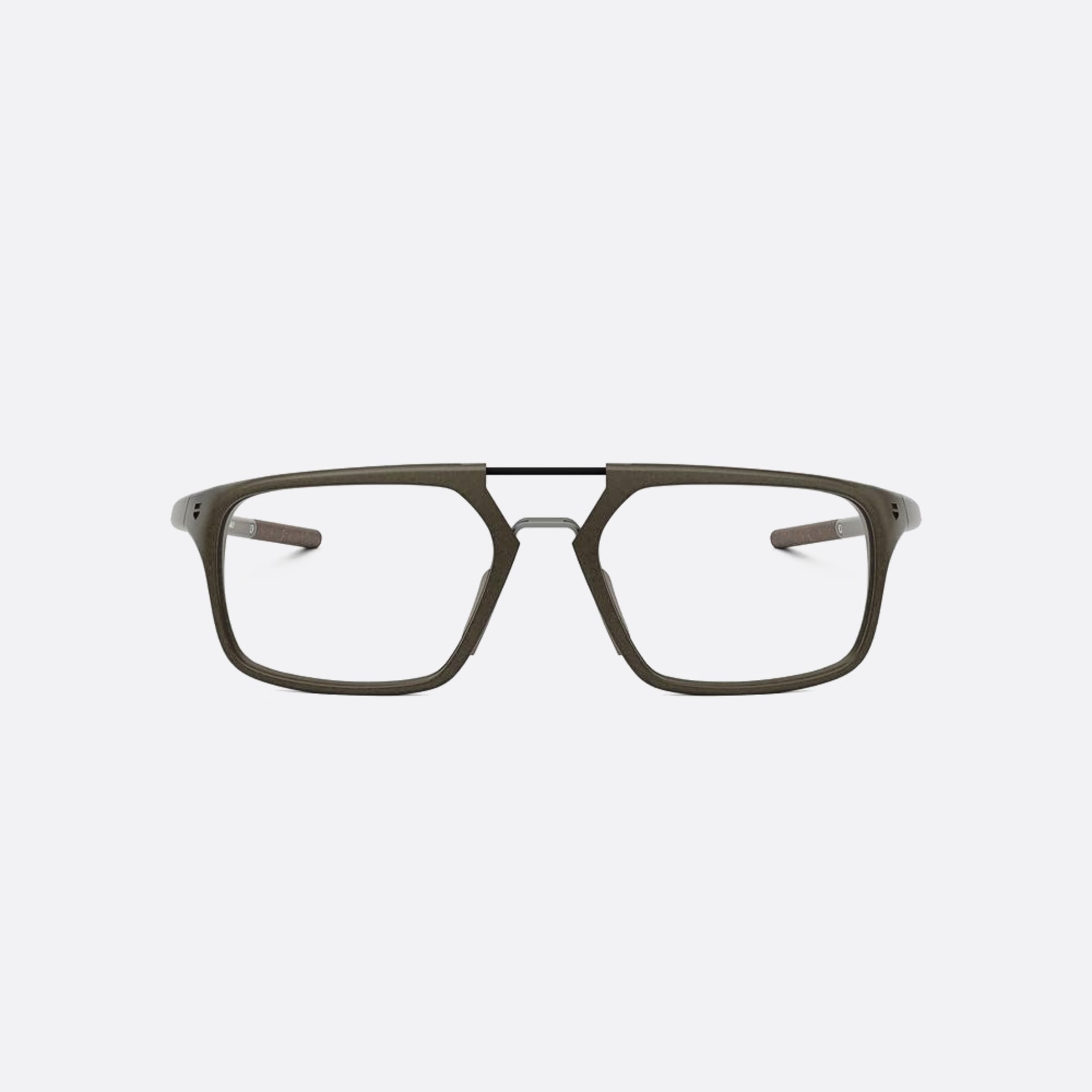 Tag 54mm Heuer Line Brown Geometric Unisex Eyeglasses - Main View