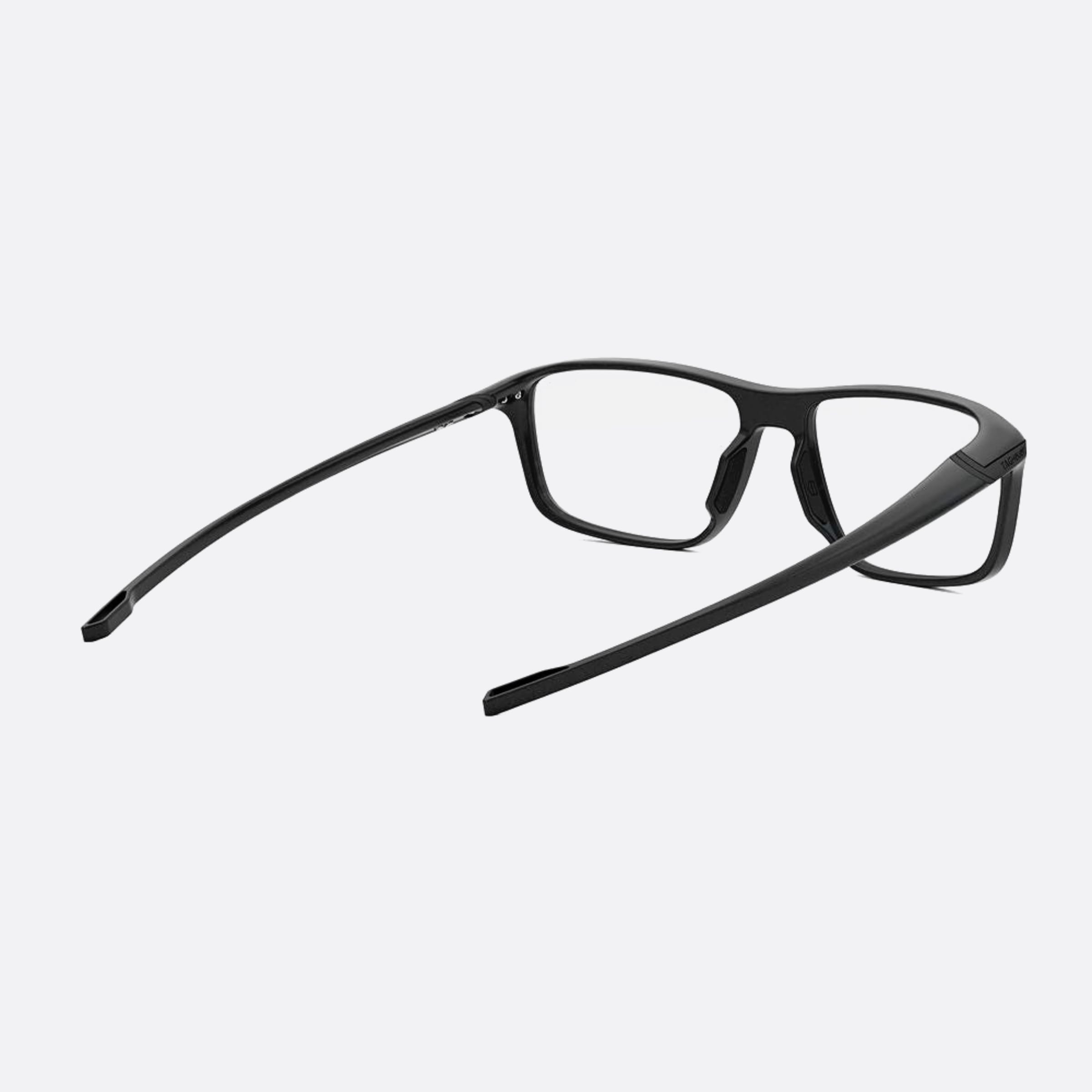 Tag 56mm Heuer Vingt Sept Black Geometric Unisex Eyeglasses - Additional Angle