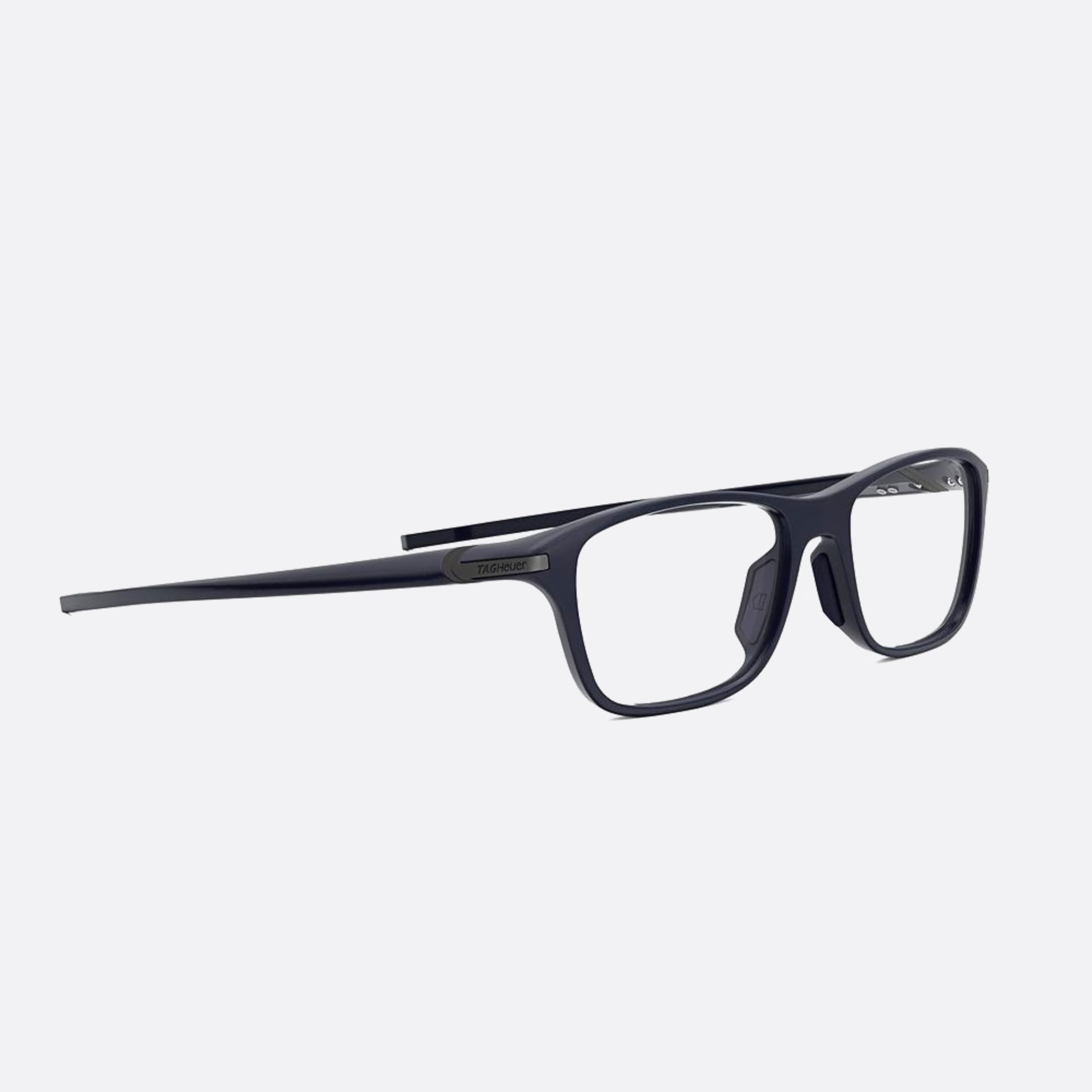 Tag 54mm Heuer Vingt Sept Blue Geometric Unisex Eyeglasses - Additional Angle