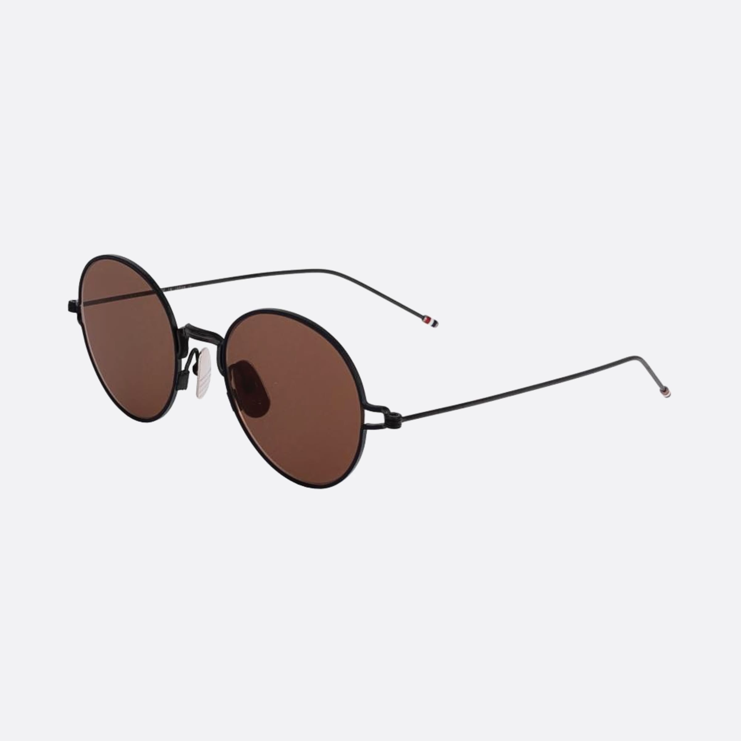 Thom 03mm Browne Tbs Blue Round Unisex Sunglasses - Side View
