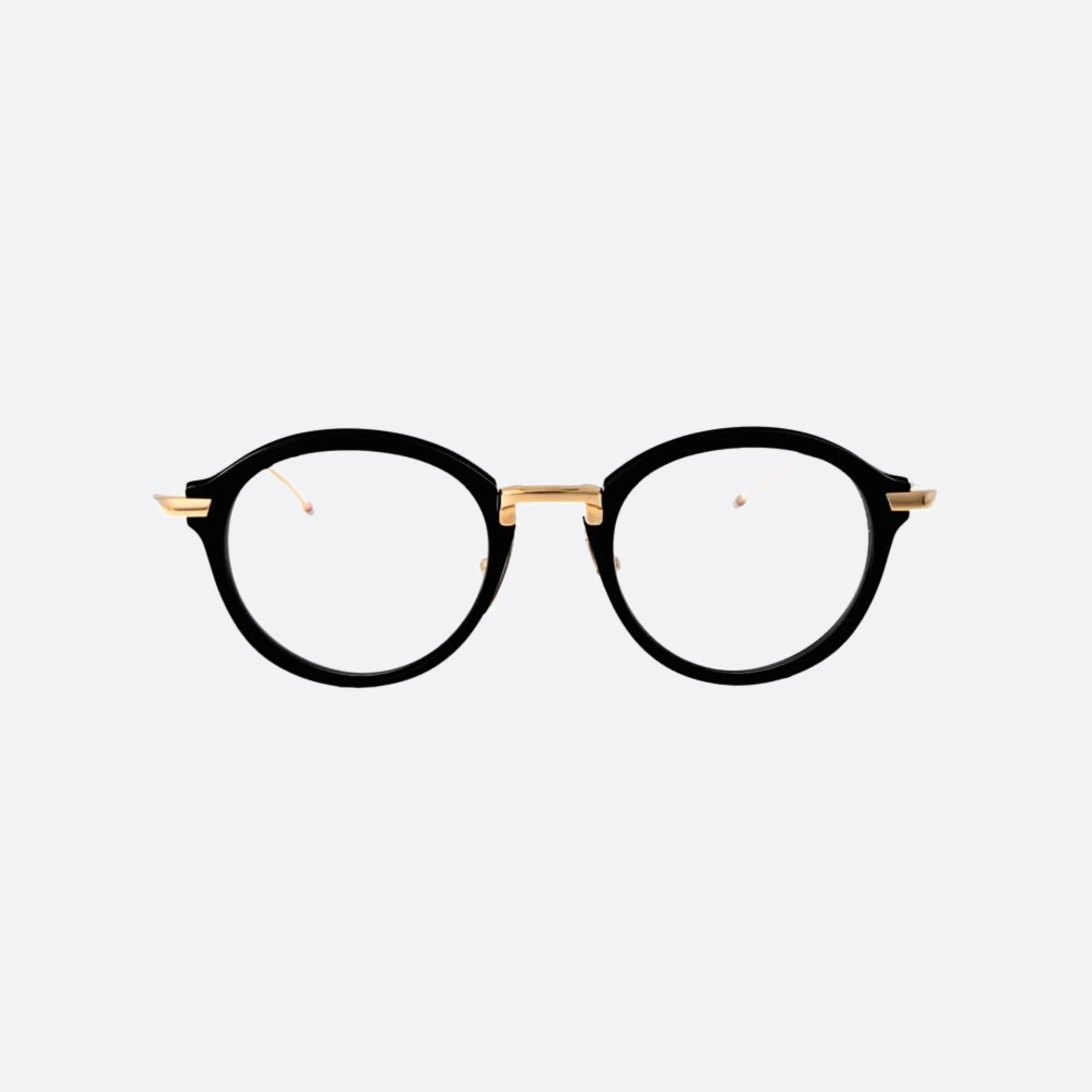 Thom 49mm Browne Ueo011a G0003 011a Black Round Women Eyeglasses - Main View