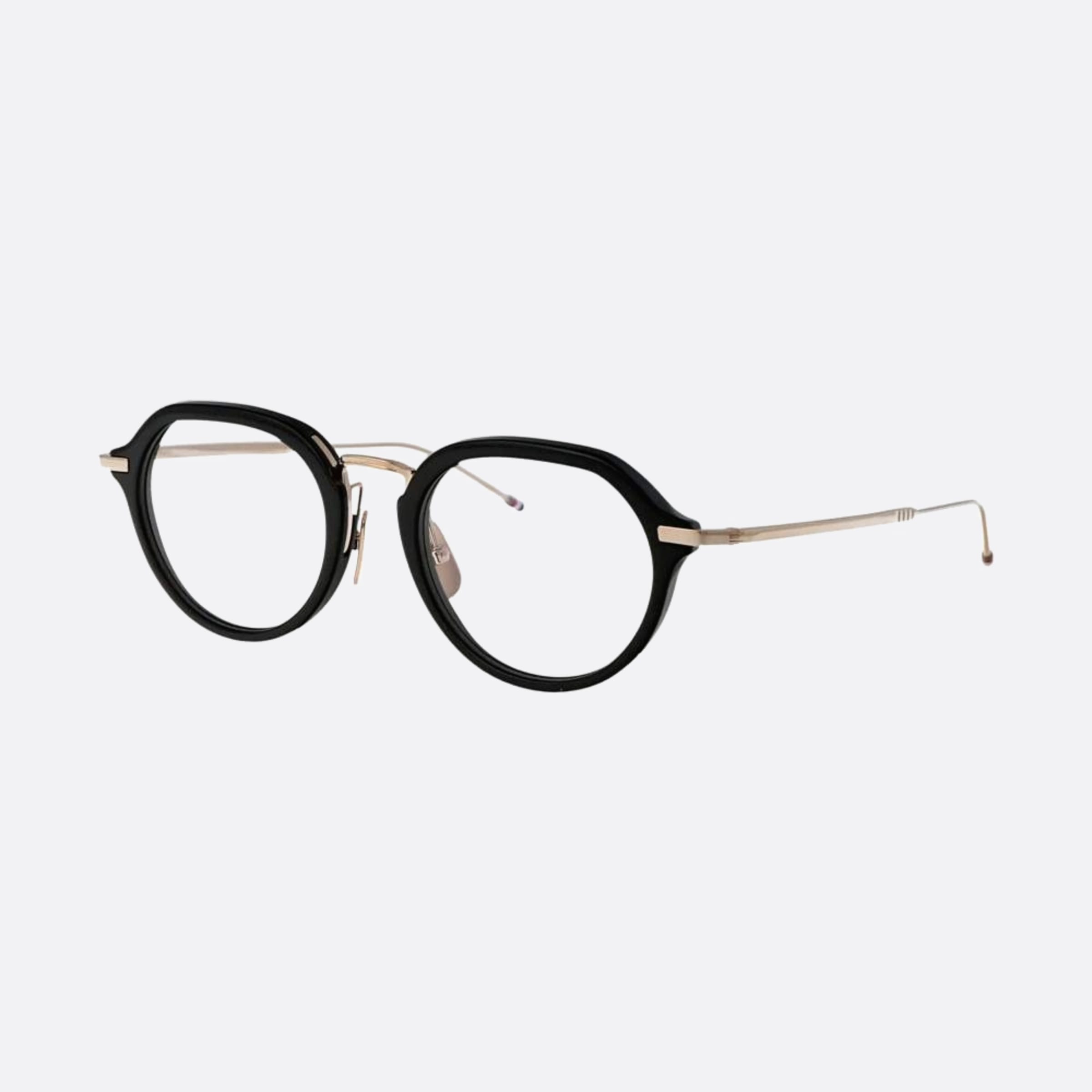 Thom 51mm Browne Ueo421a G0003 421a Black Pantos Unisex Eyeglasses - Side View