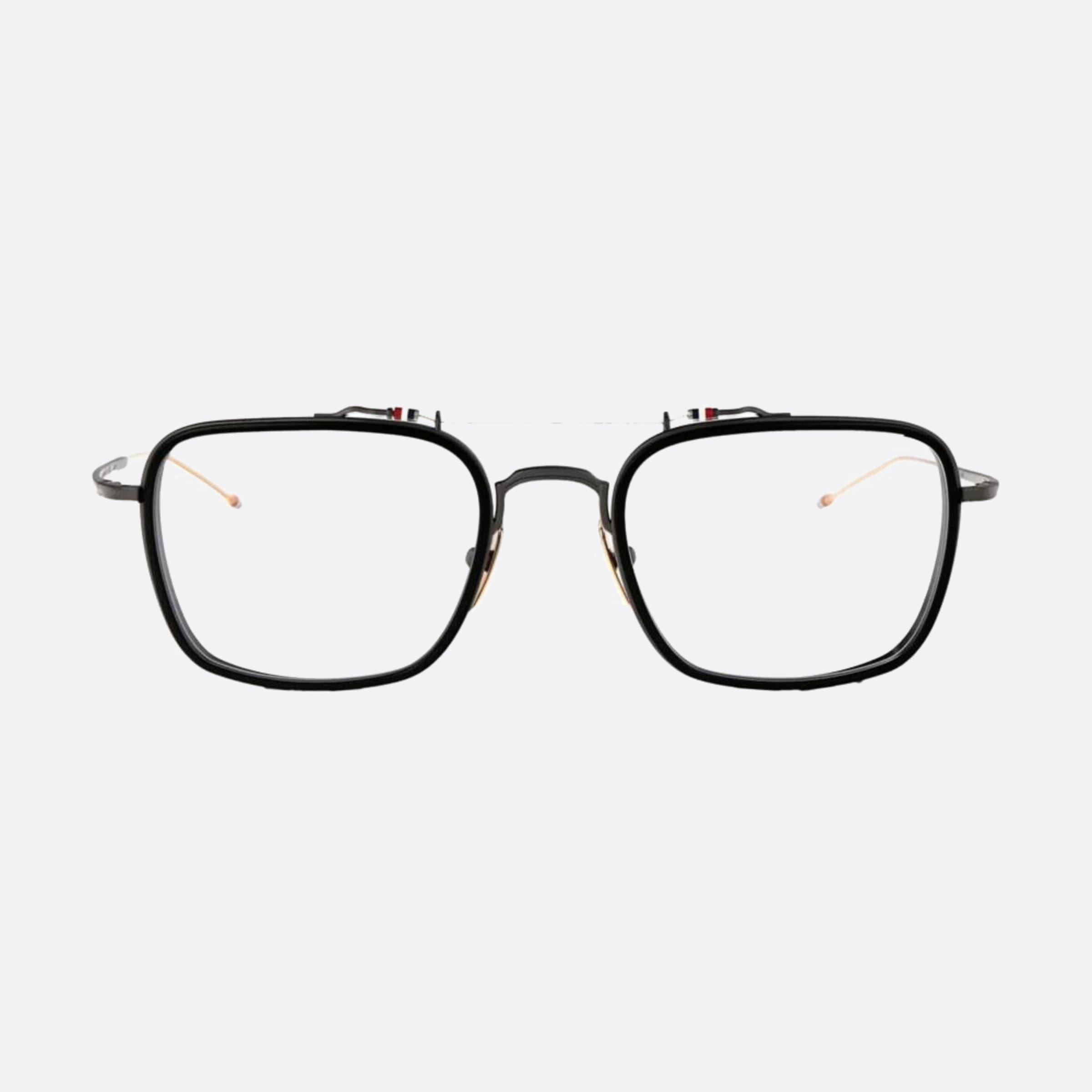 Thom 53mm Browne Ueo816a G0003 816a Black Squared Unisex Eyeglasses - Main View