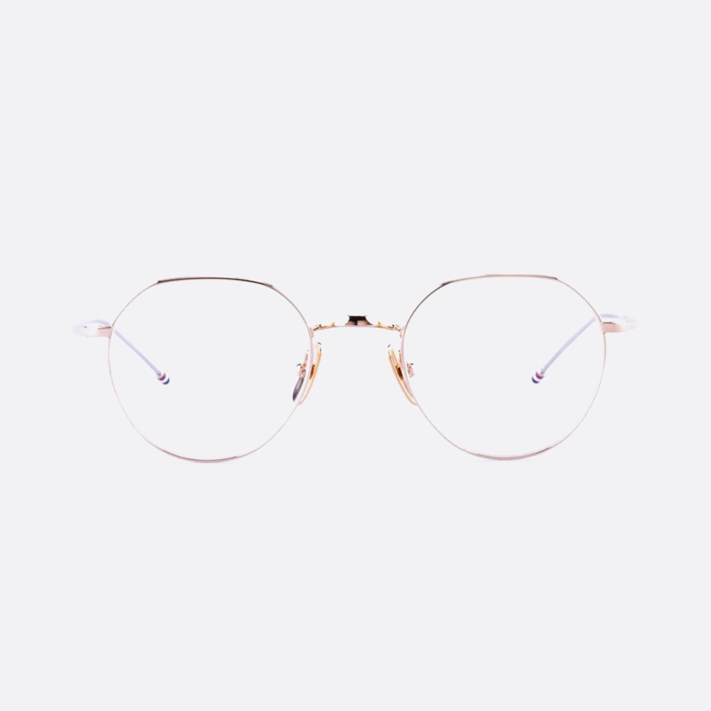 Thom 48mm Browne Ueo914a G0001 914a Gold Geometric Men Eyeglasses - Main View