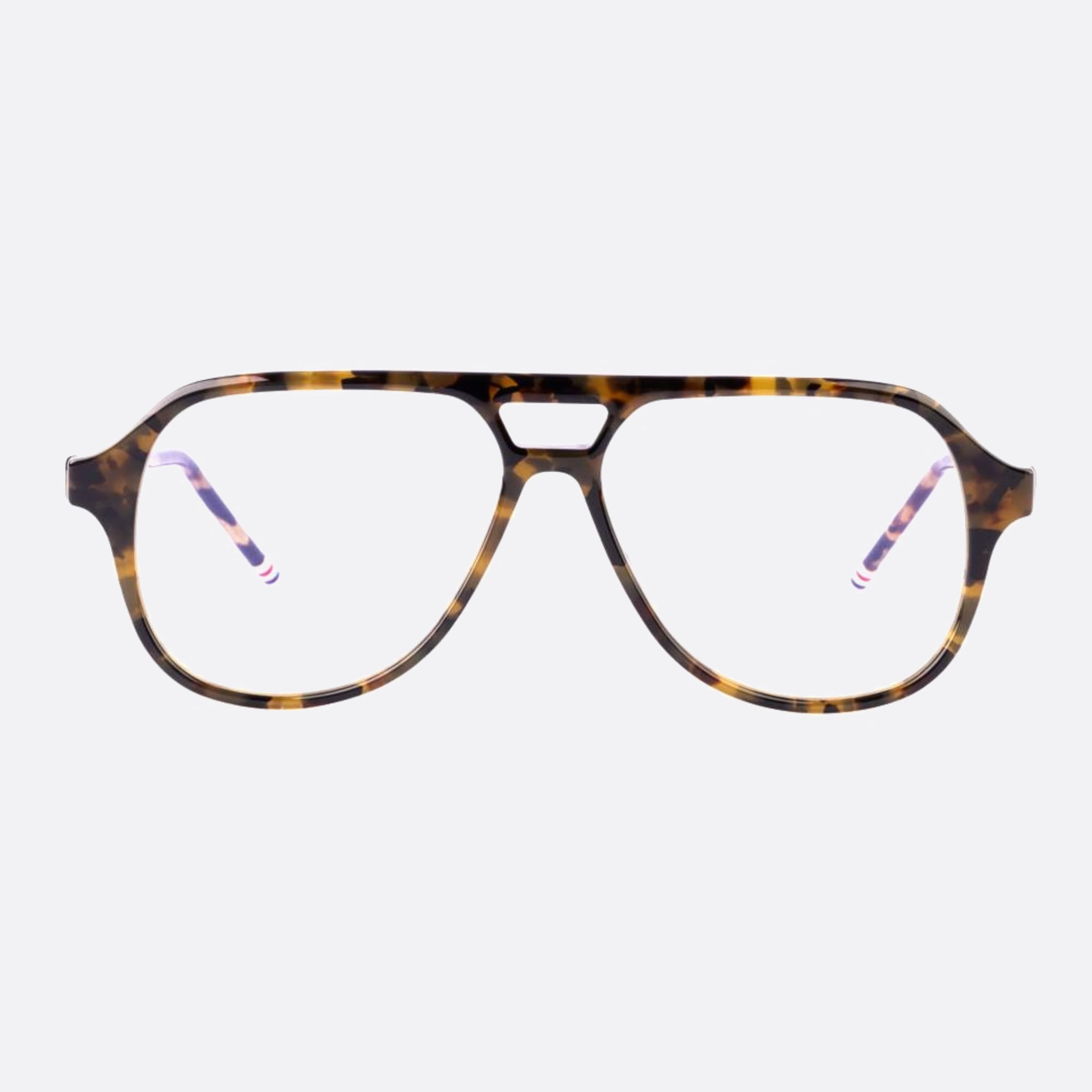 Thom 59mm Browne Ueo927a G0002 927a Havana Pilot Unisex Eyeglasses - Main View