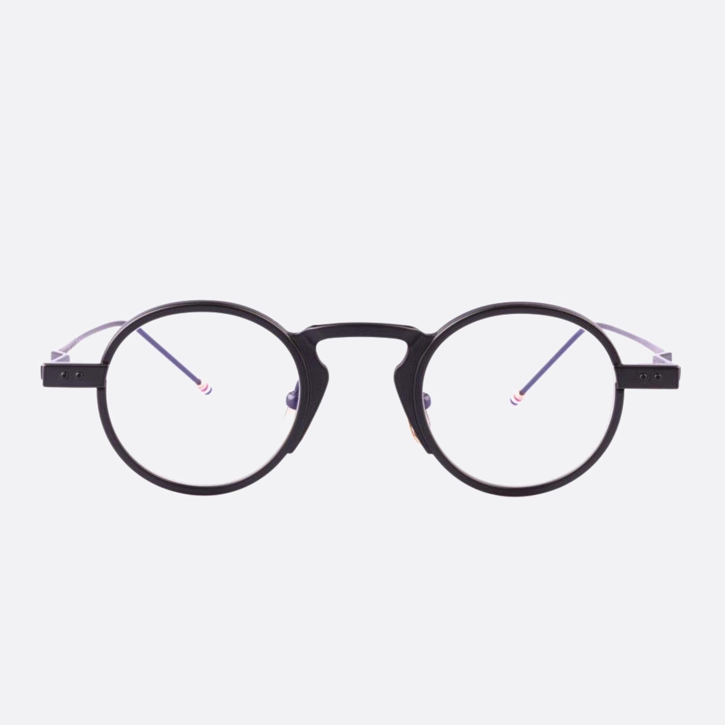 Thom 40mm Browne Ueo931a G0001 931a Black Round Unisex Eyeglasses - Main View