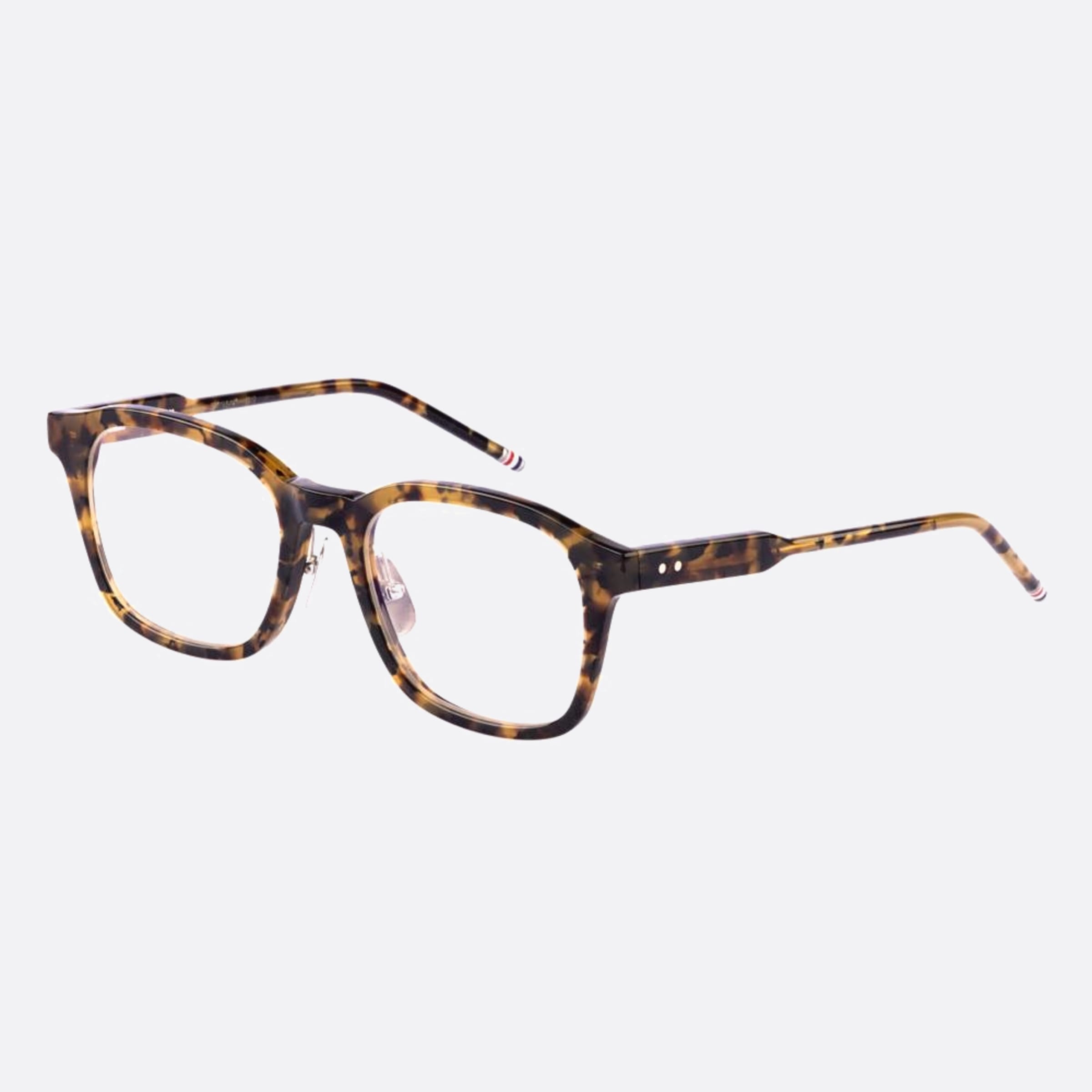 Thom 54mm Browne Ueo934a G0002 934a Havana Squared Men Eyeglasses - Side View