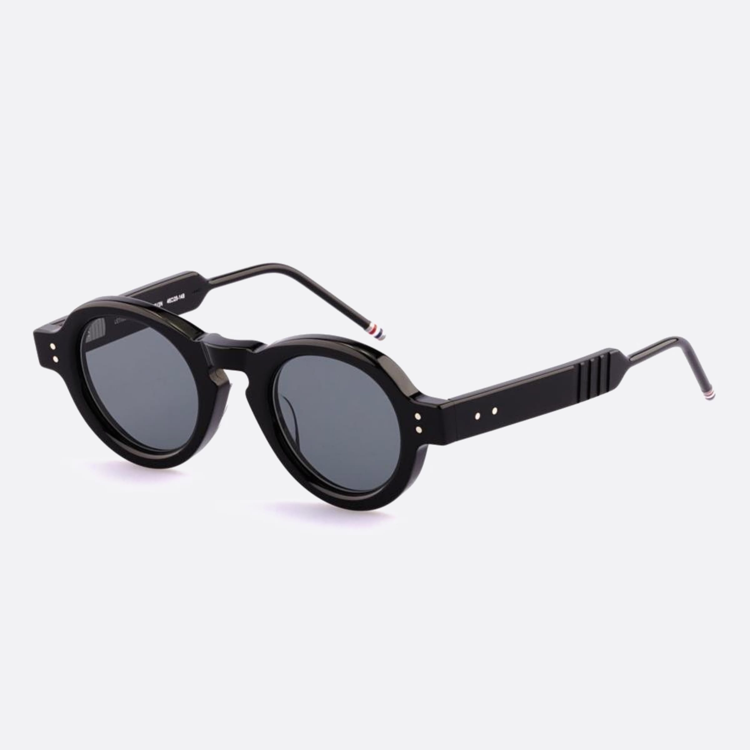 Thom 46mm Browne Ues922a G0002 922a Black Round Men Sunglasses - Side View