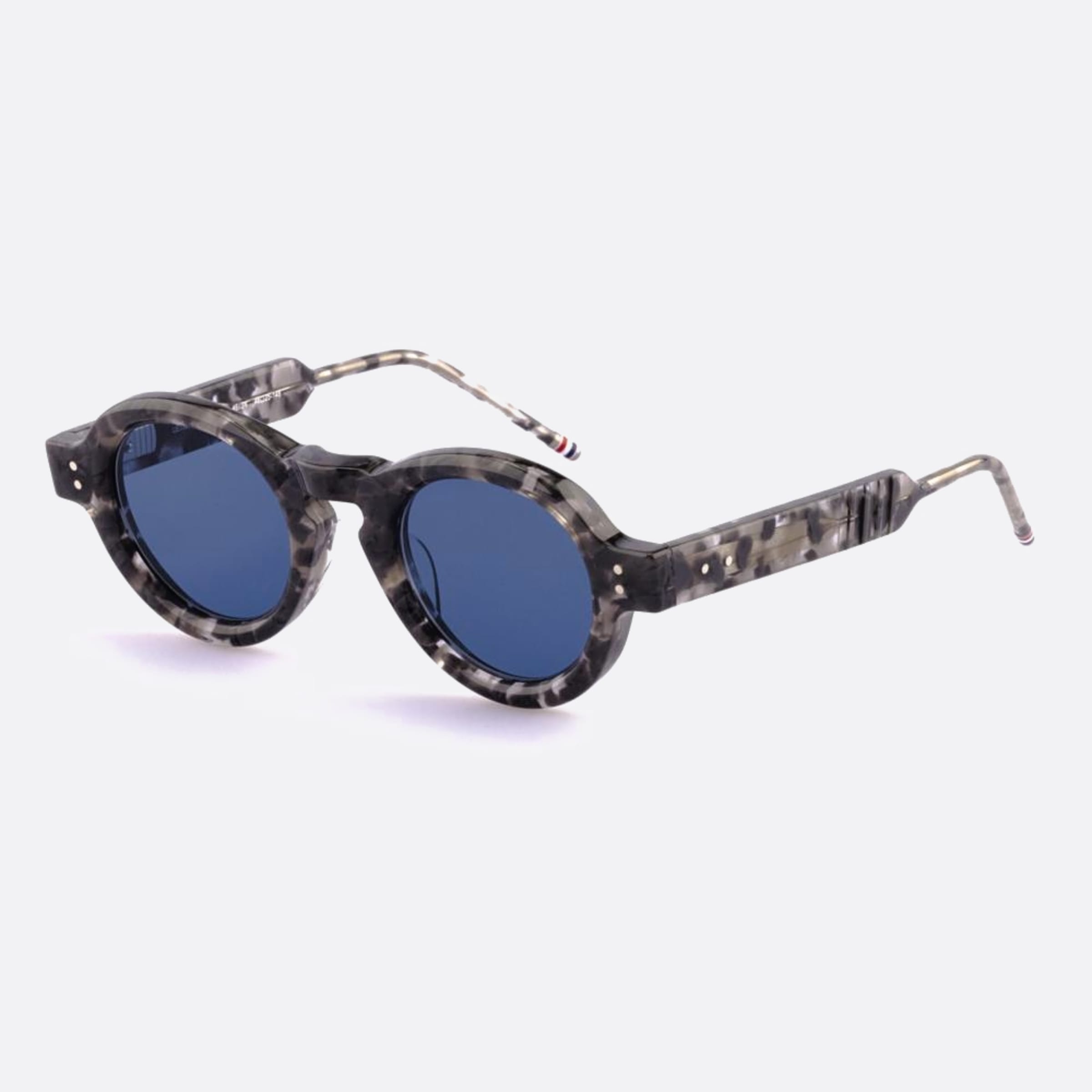 Thom 46mm Browne Ues922a G0002 922a Grey Round Men Sunglasses - Side View
