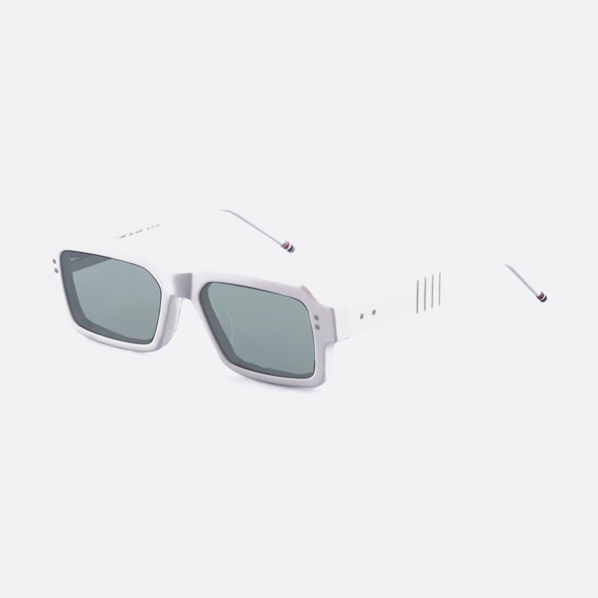 Thom 56mm Browne Ues924a G0002 924a White Rectangle Men Sunglasses - Side View