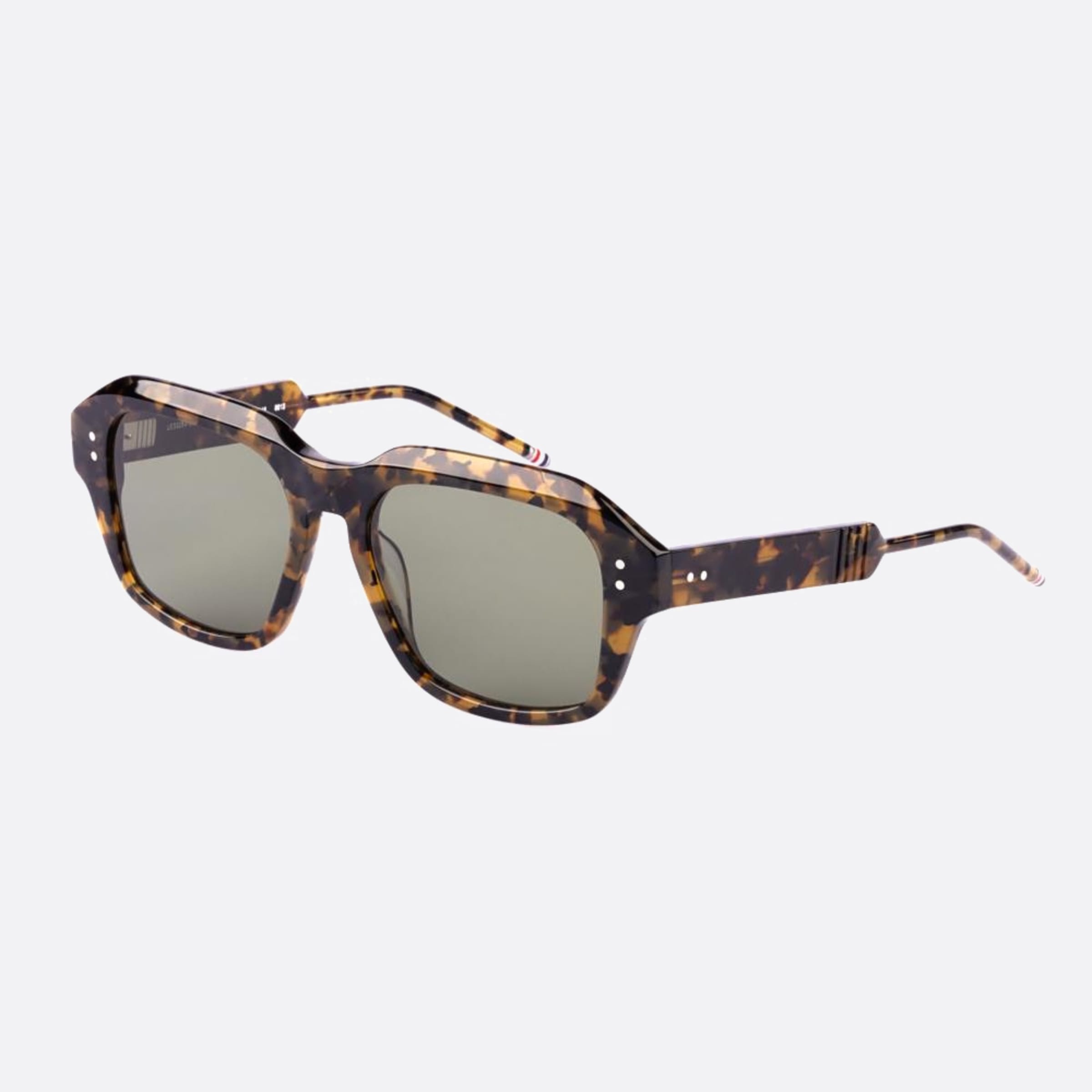 Thom 56mm Browne Ues928a G0002 928a Brown Geometric Men Sunglasses - Side View